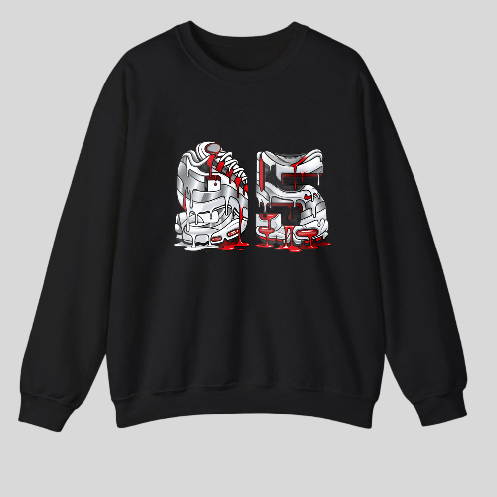 Sneaker Design With Red And White Details tshirt 100% cotton
