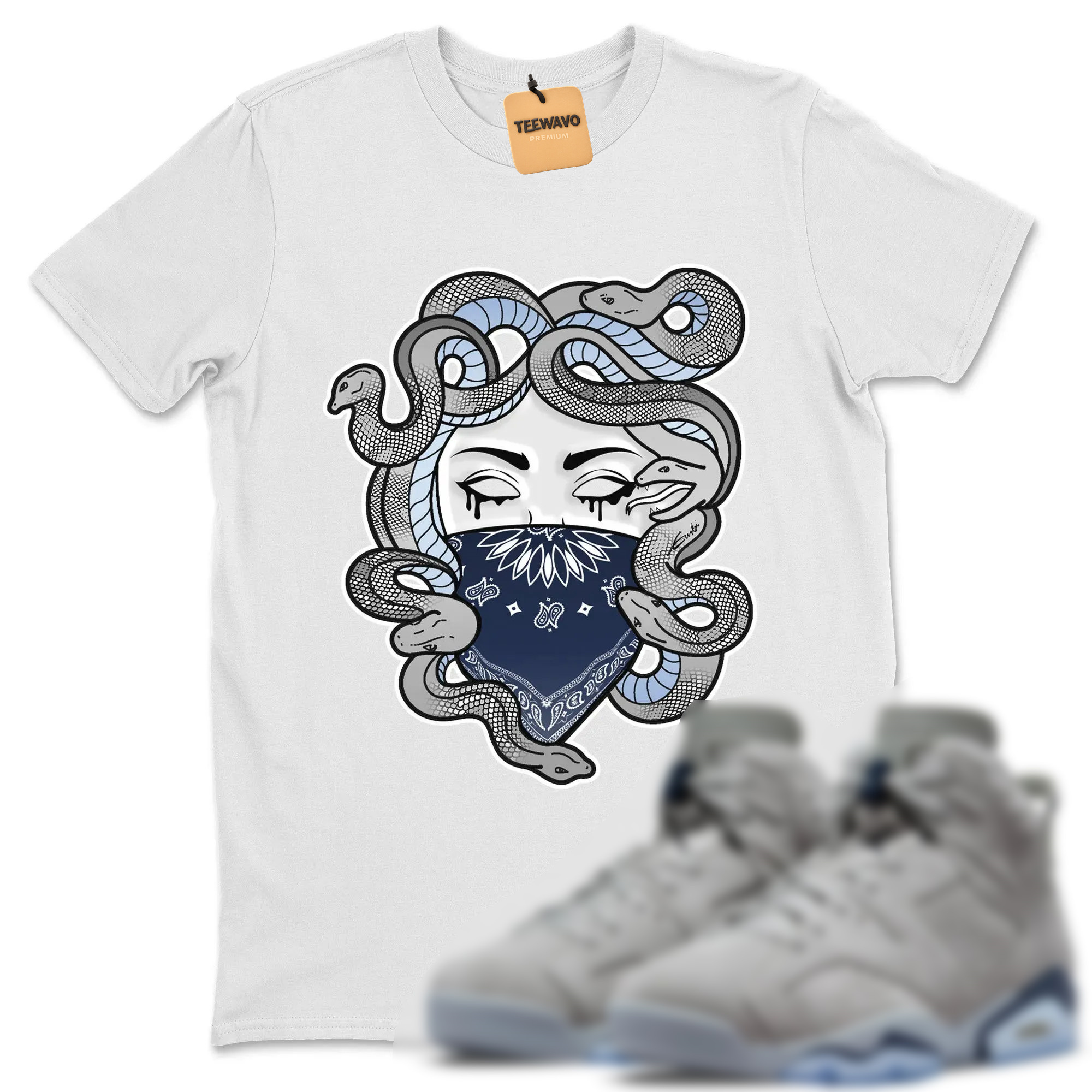 Medusa Unisex Tops - AJD 6 Georgetown