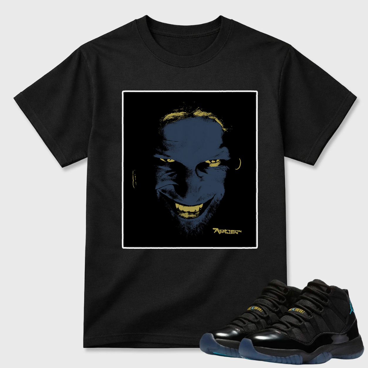 AP Inspired Portrait Air Jordan 11 Graphic Tee