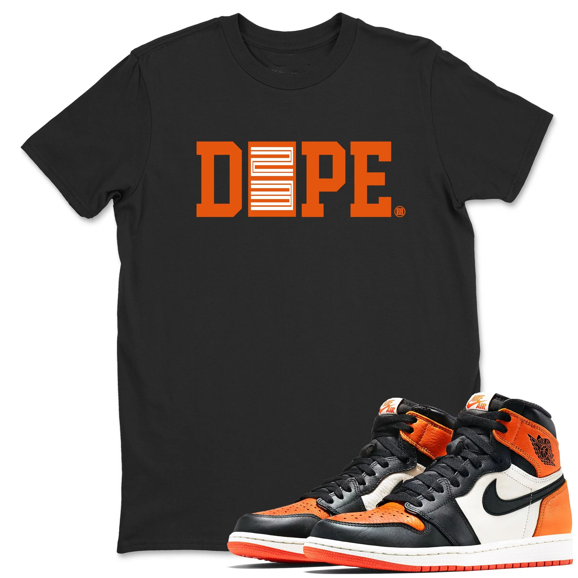 Dope 23 TEEWAVO Sneaker Tees - Air Jordan 1 Shattered Backboard