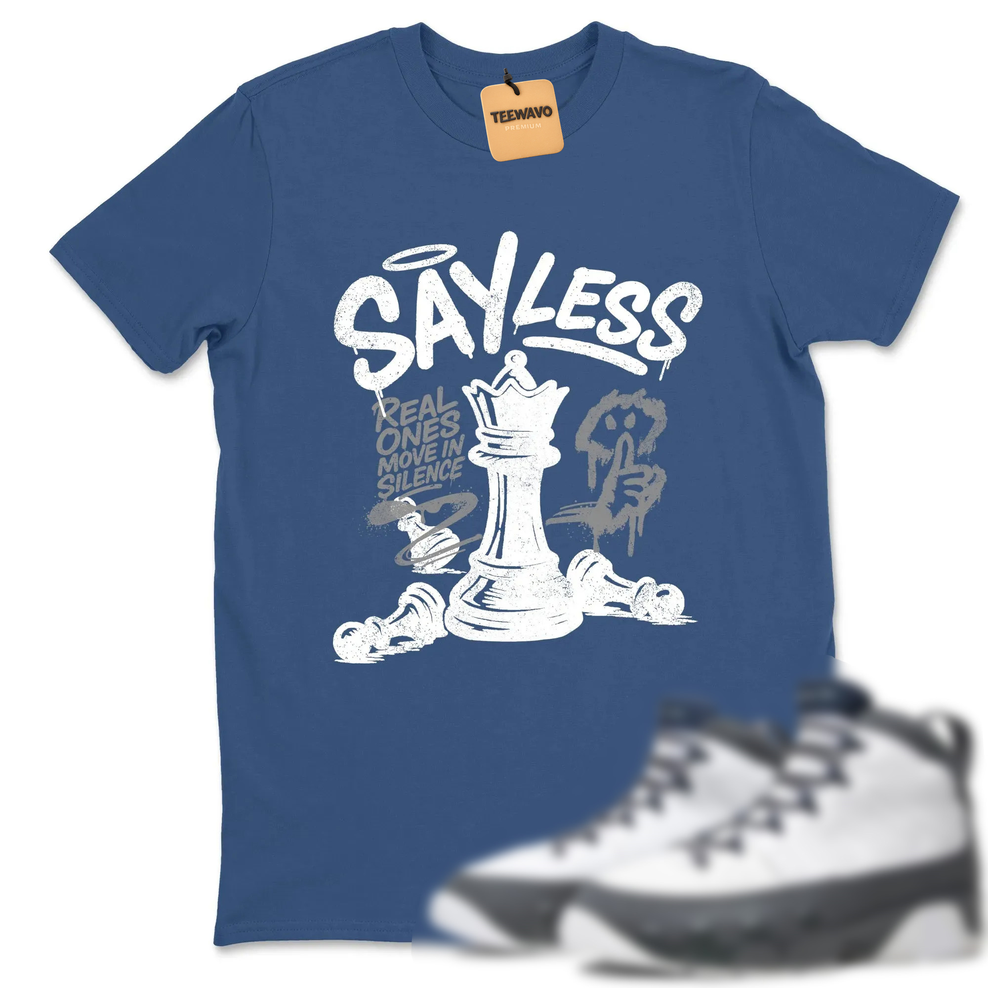 Say Less Sneaker Tees - AJ 9 Flint Grey