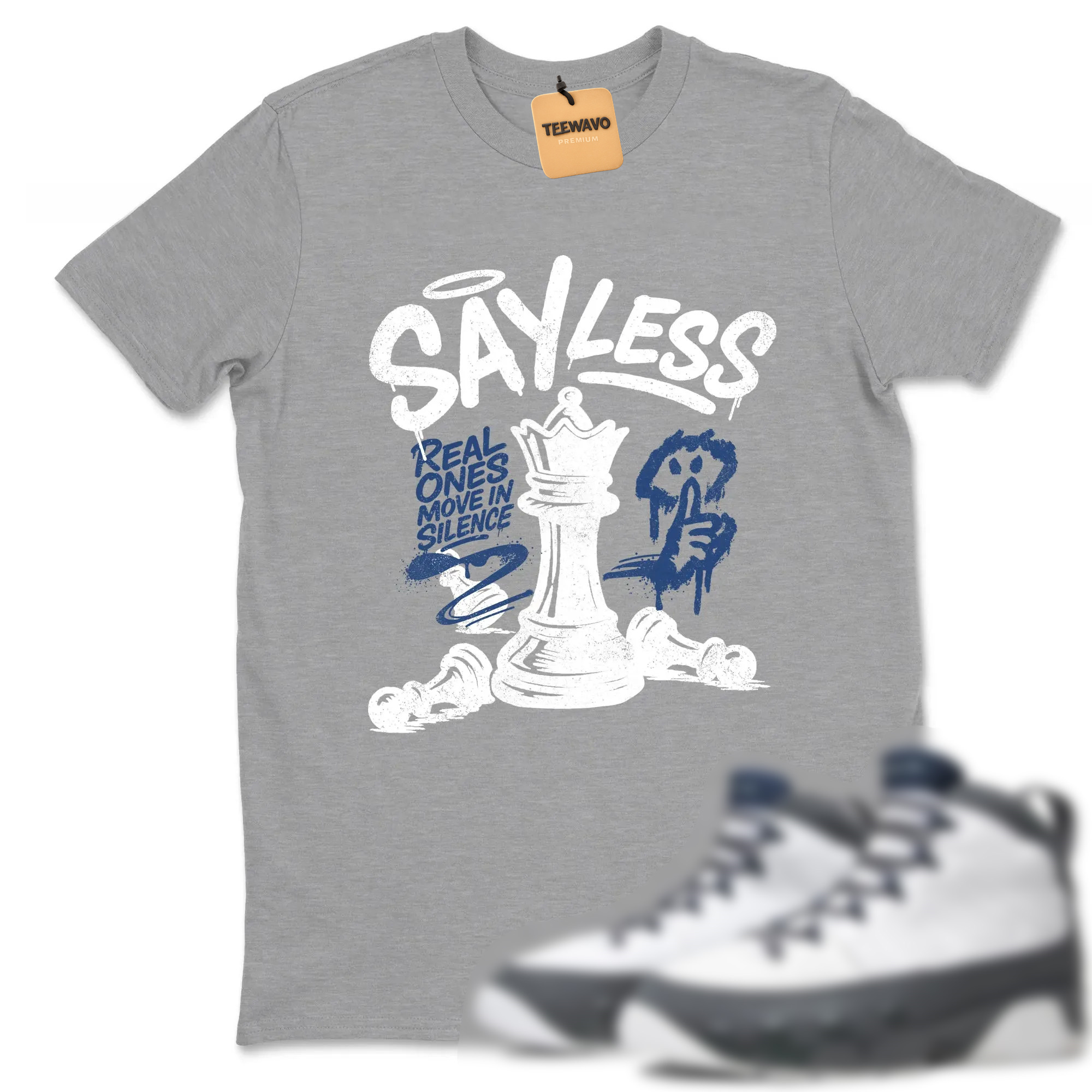 Say Less Sneaker Tees - AJ 9 Flint Grey