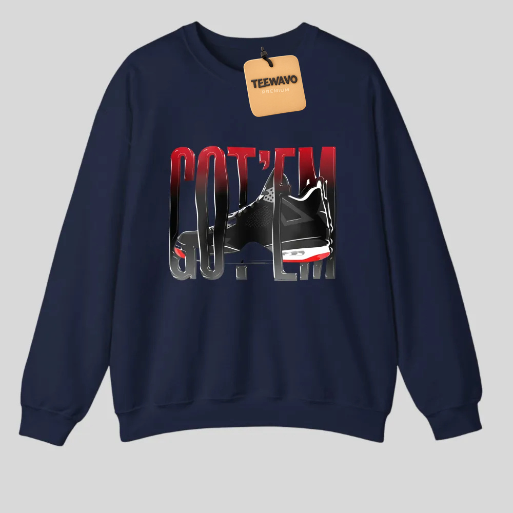 Got Em Sneaker Design Print tshirt 100% cotton