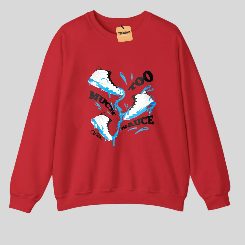 Blue Clouds And Water Splash Design tshirt 100% cotton