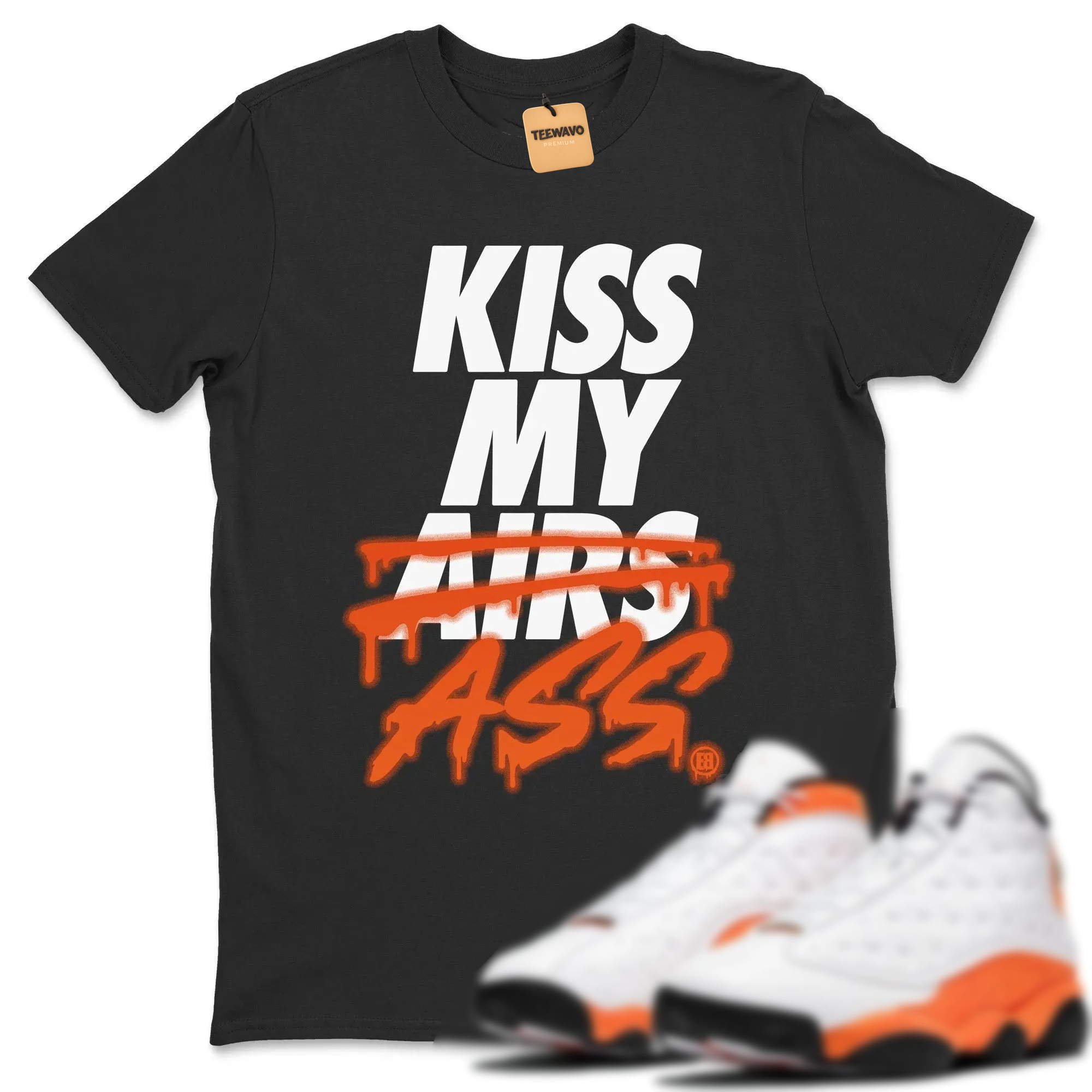 Kiss My Ass Unisex Tops - AJ 13 Starfish