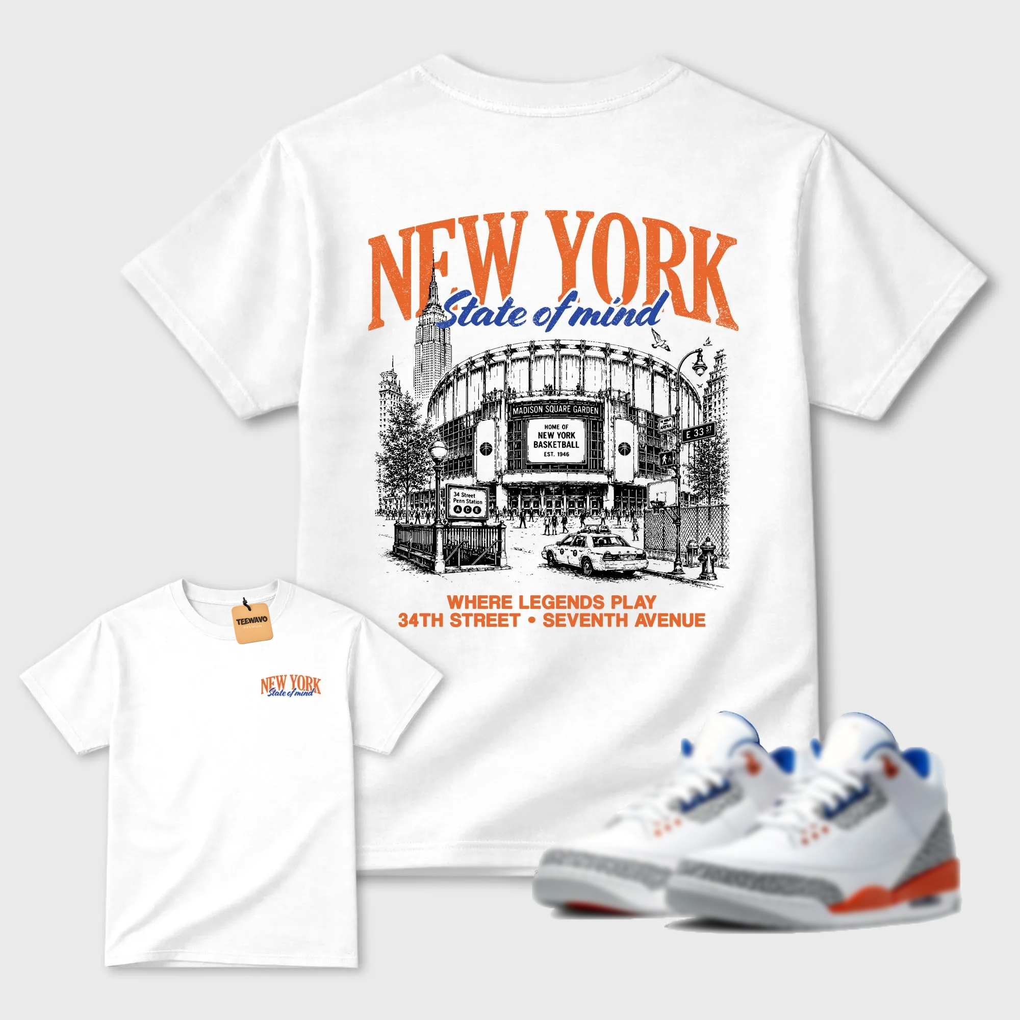 New York State of Mind Graphic T-shirt