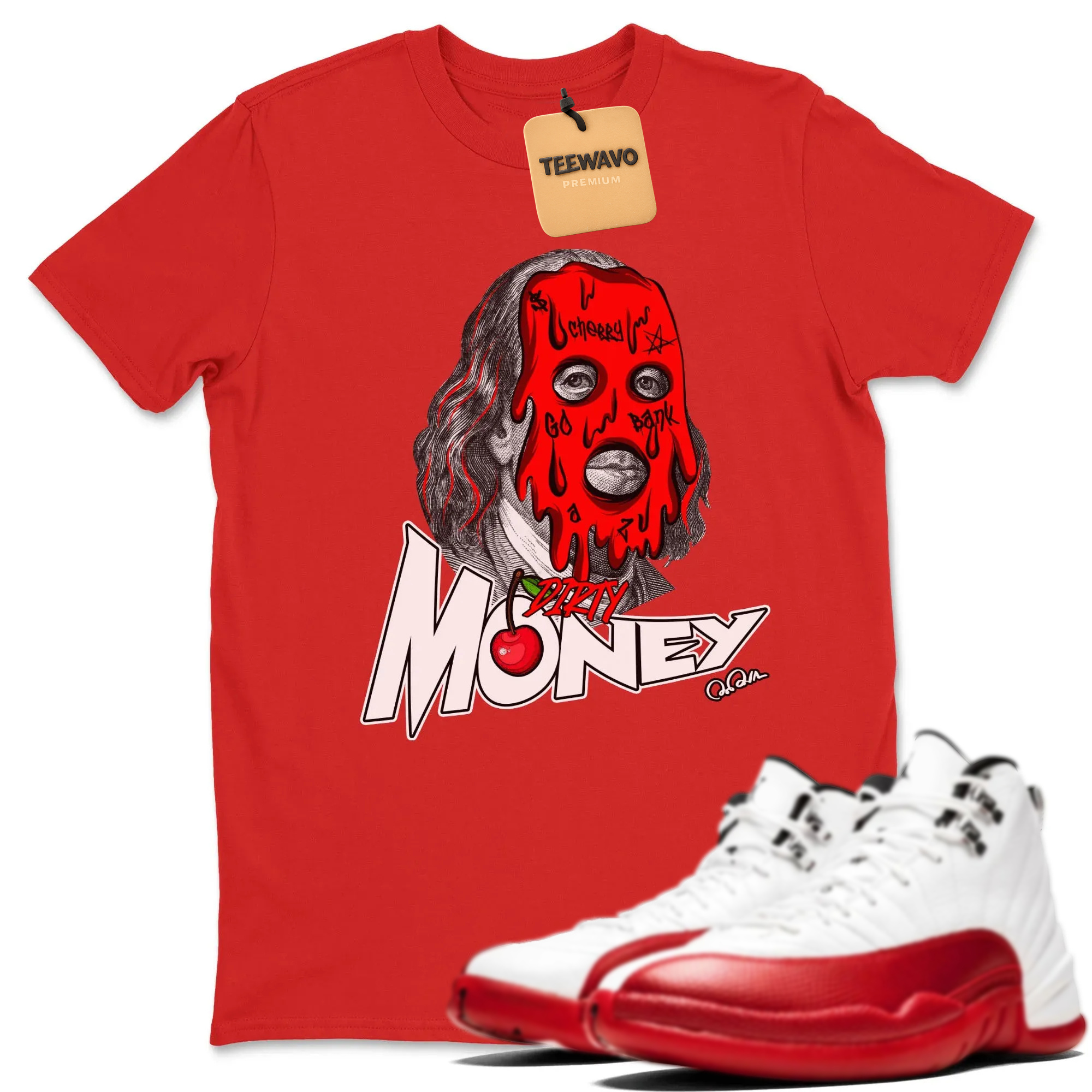 Dirty Money Unisex Tops - AJD 12 Cherry
