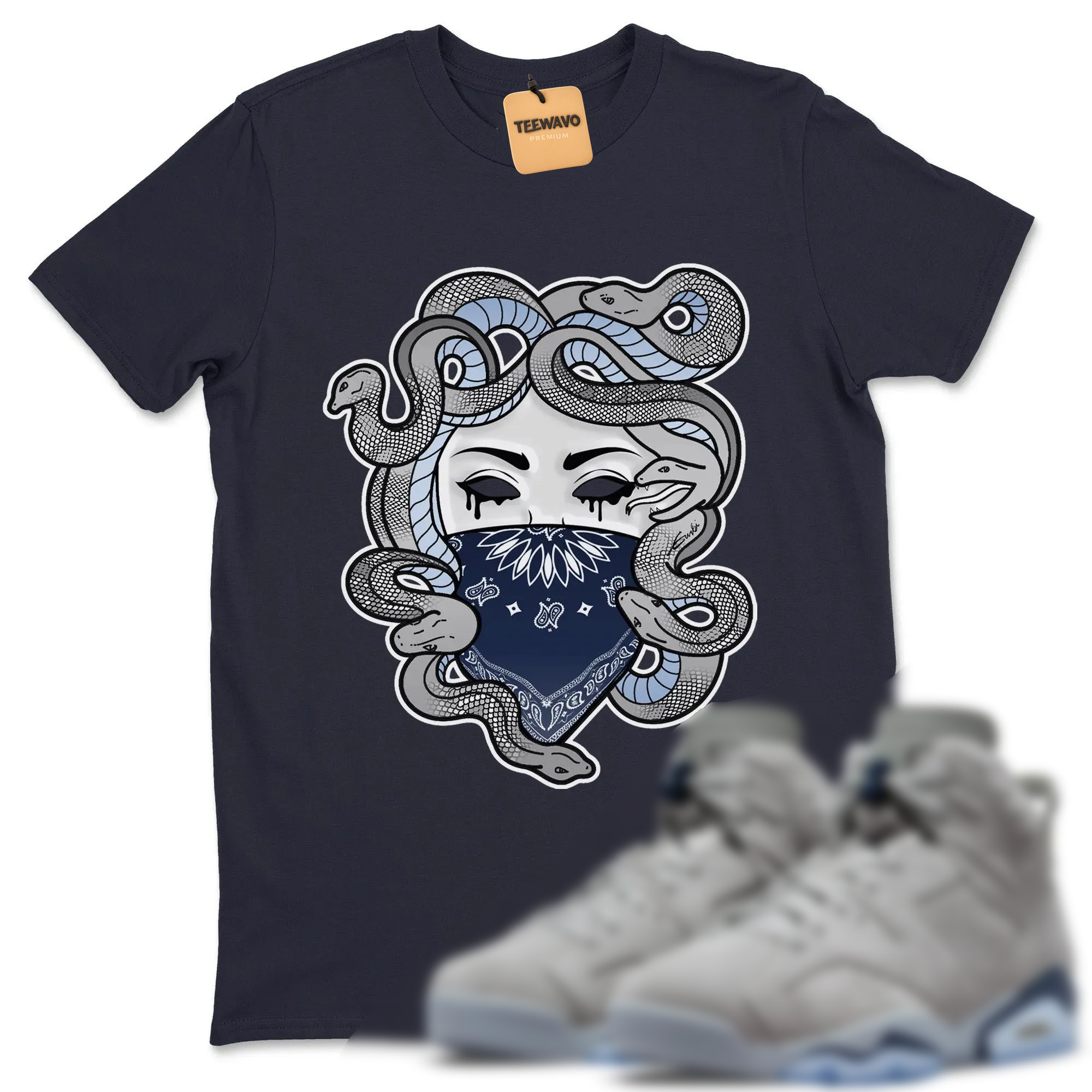 Medusa Unisex Tops - AJD 6 Georgetown