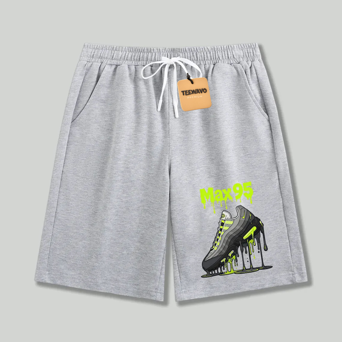 Unisex athletic shorts Max 95 Dripping Sneaker Graphic Print