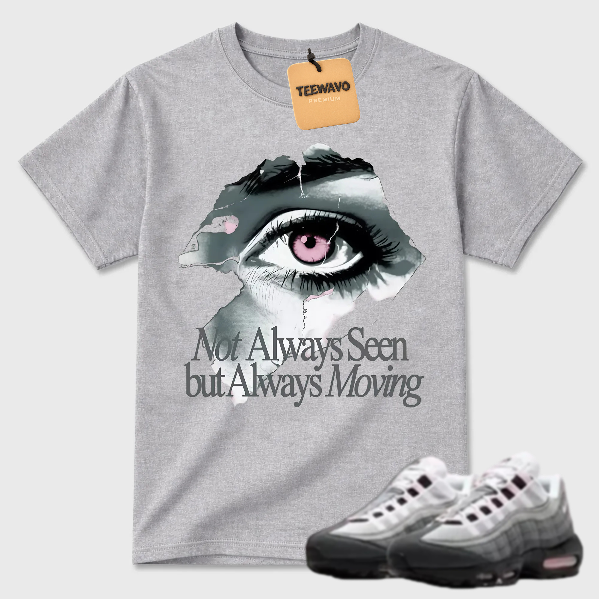 Classic 95 Pink Foam Shirt, AM95 Match Tee