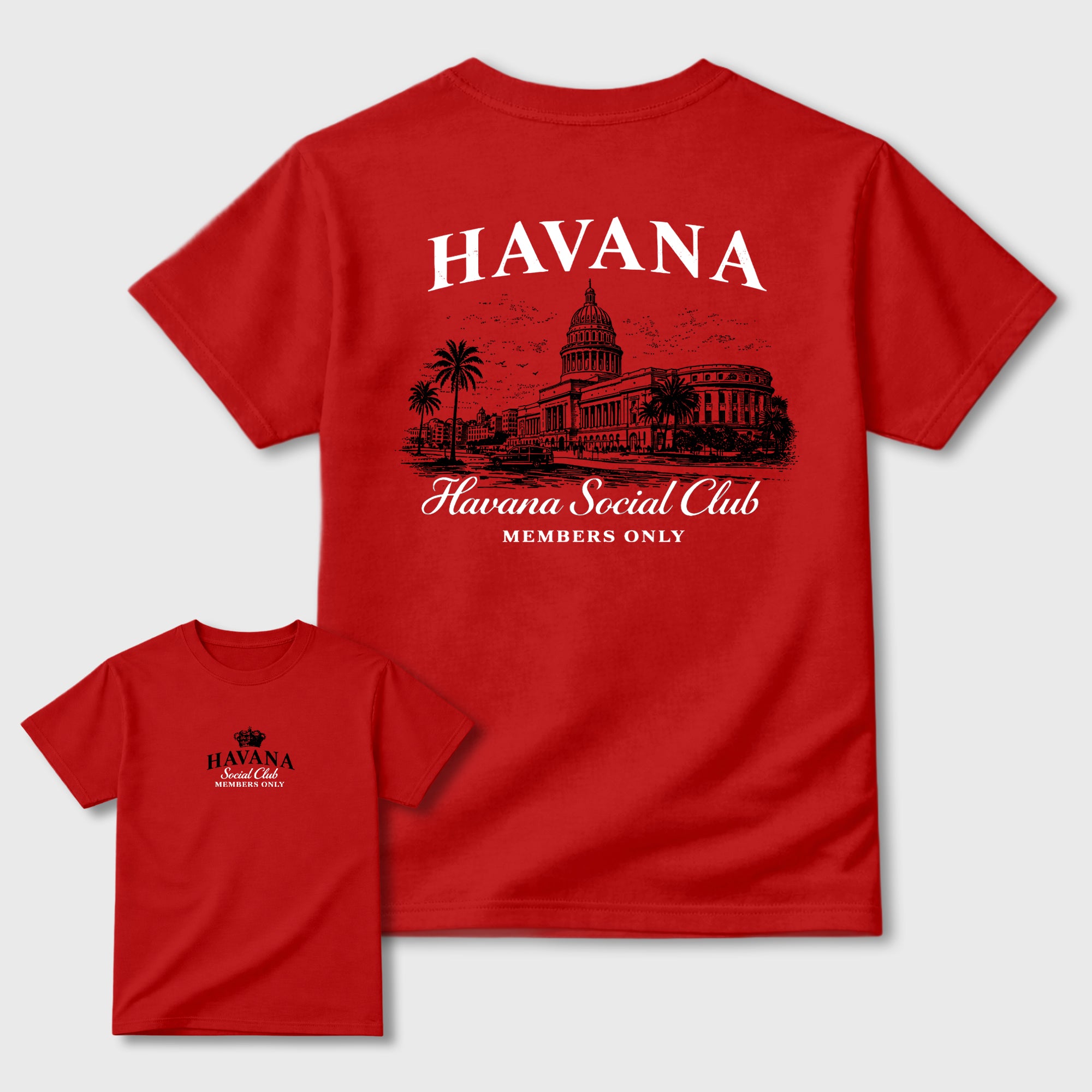 Havana Club TEEWAVO Sneaker Tees - Air Jordan 13 University Red