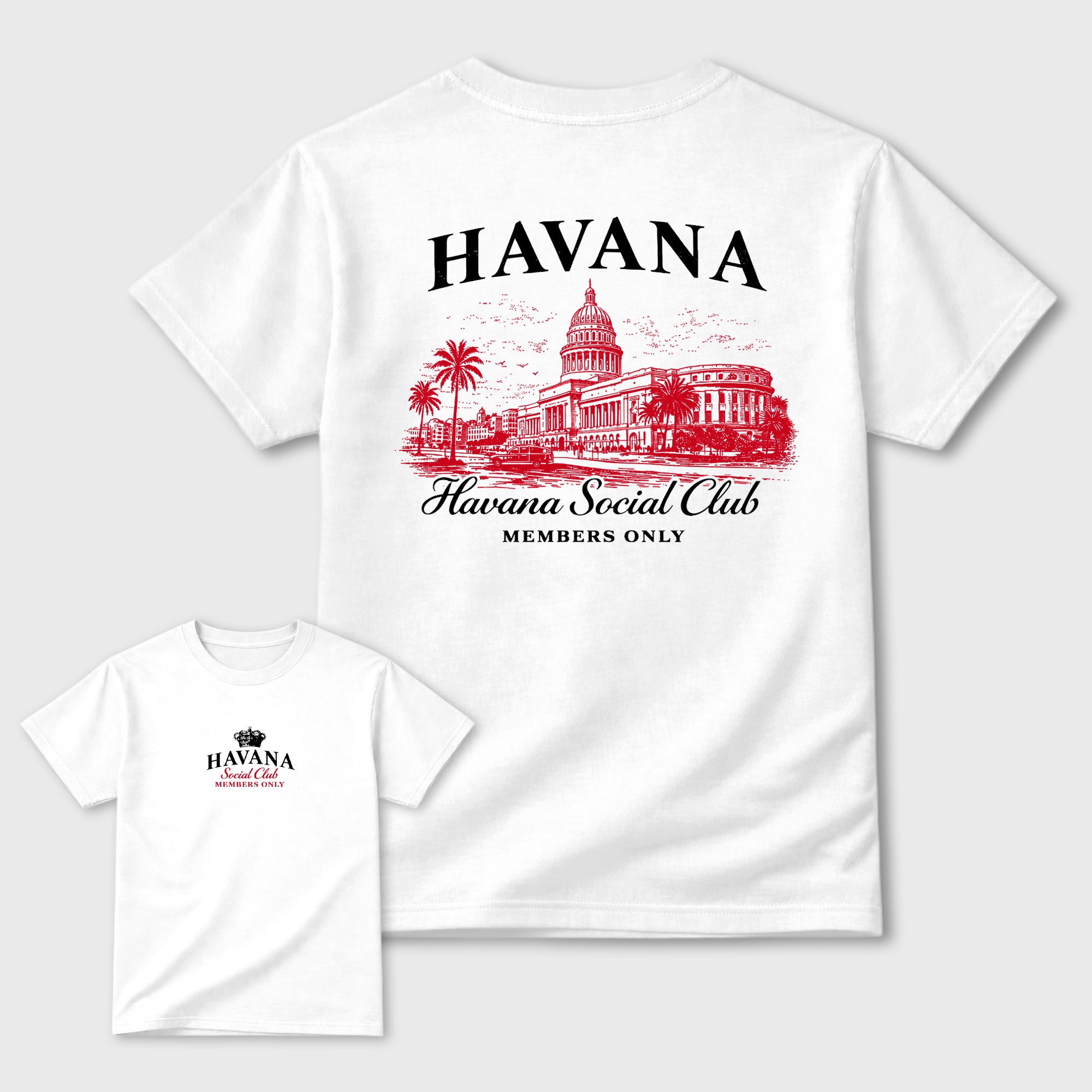 Havana Club TEEWAVO Sneaker Tees - Air Jordan 13 University Red