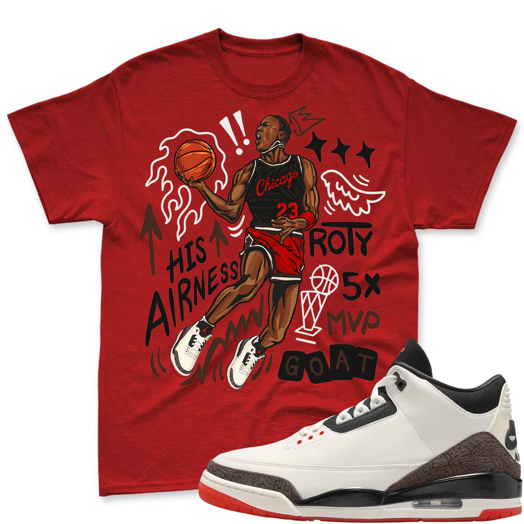 MJ 23! Shirt To Match Jordan 3 World's Best Dad