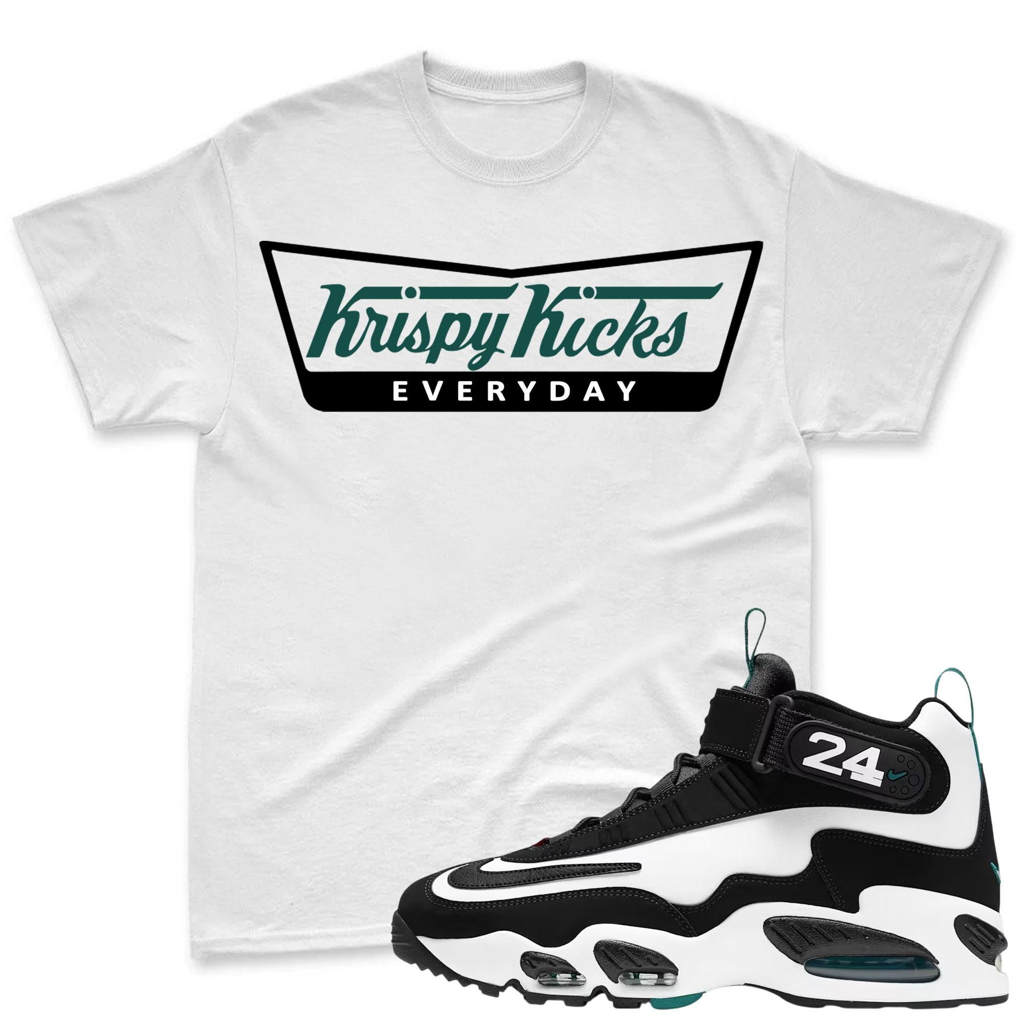 KRISPY! Shirt To Match Griffey Max 1 White and Fresh Water