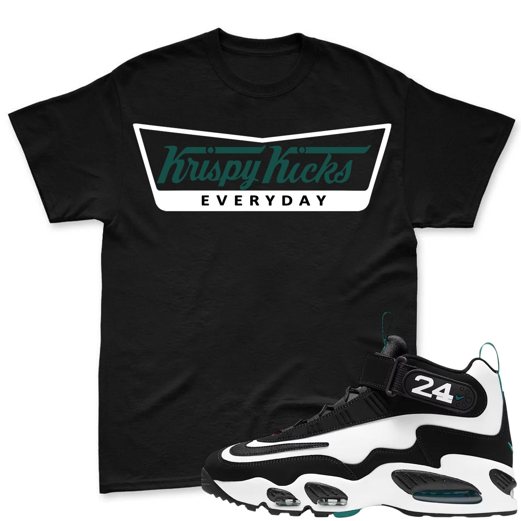 KRISPY! Shirt To Match Griffey Max 1 White and Fresh Water