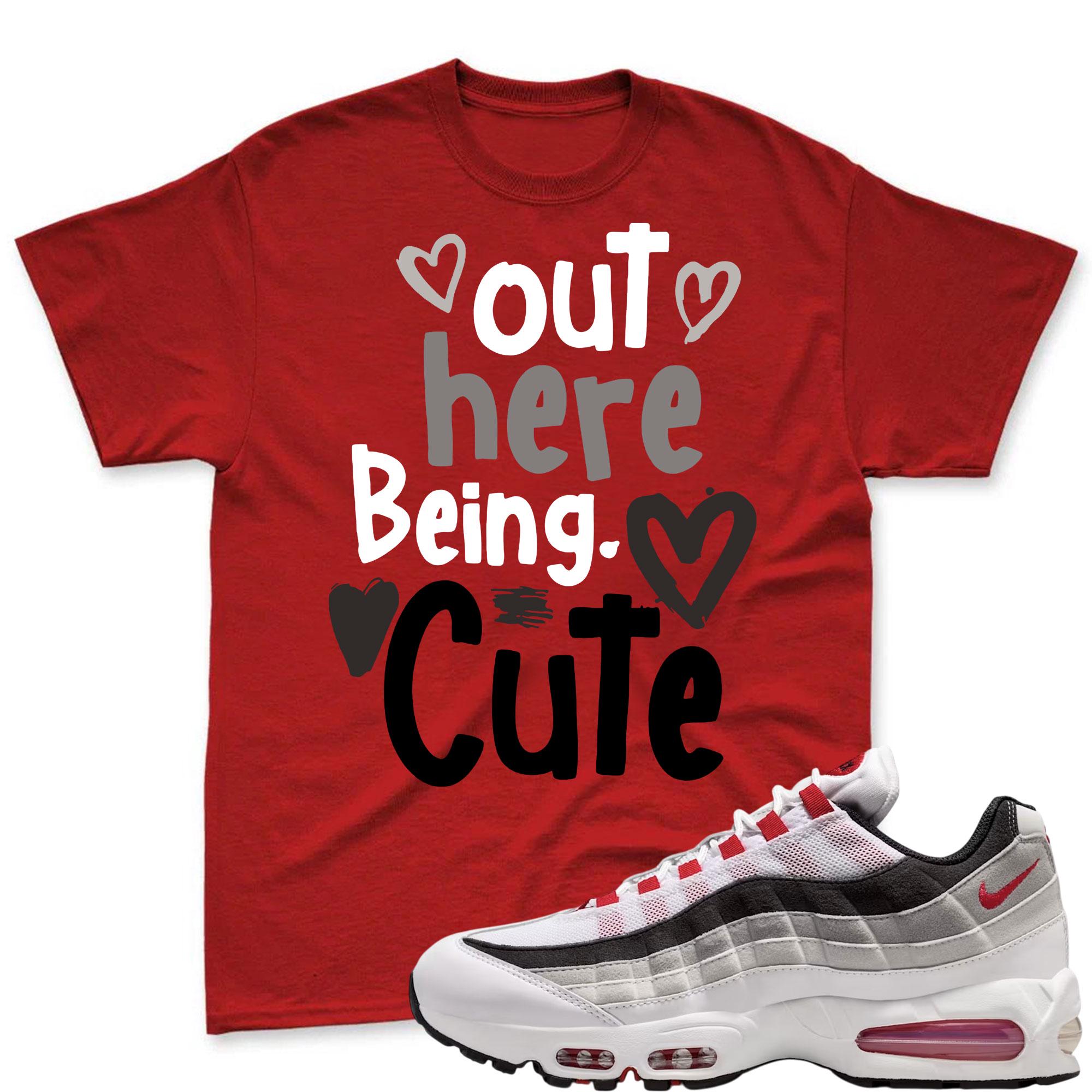 CUTE! T Shirt To Match Air Max 95 Big Bubble Comet Red