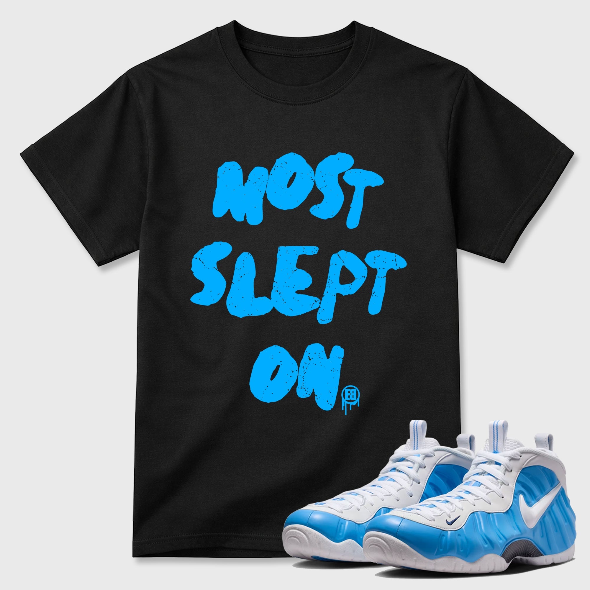 Most Slept On Sneaker Tees - Air Foamposite Pro University Blue