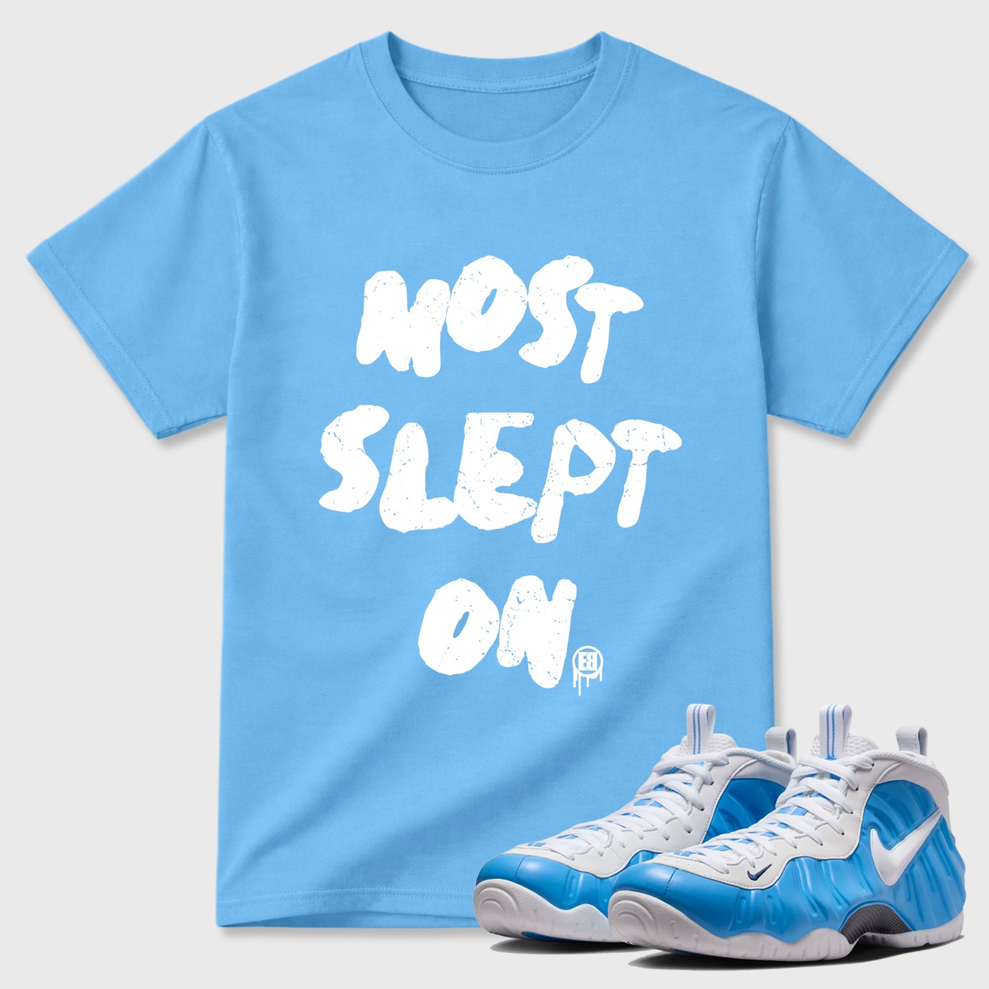 Most Slept On Sneaker Tees - Air Foamposite Pro University Blue