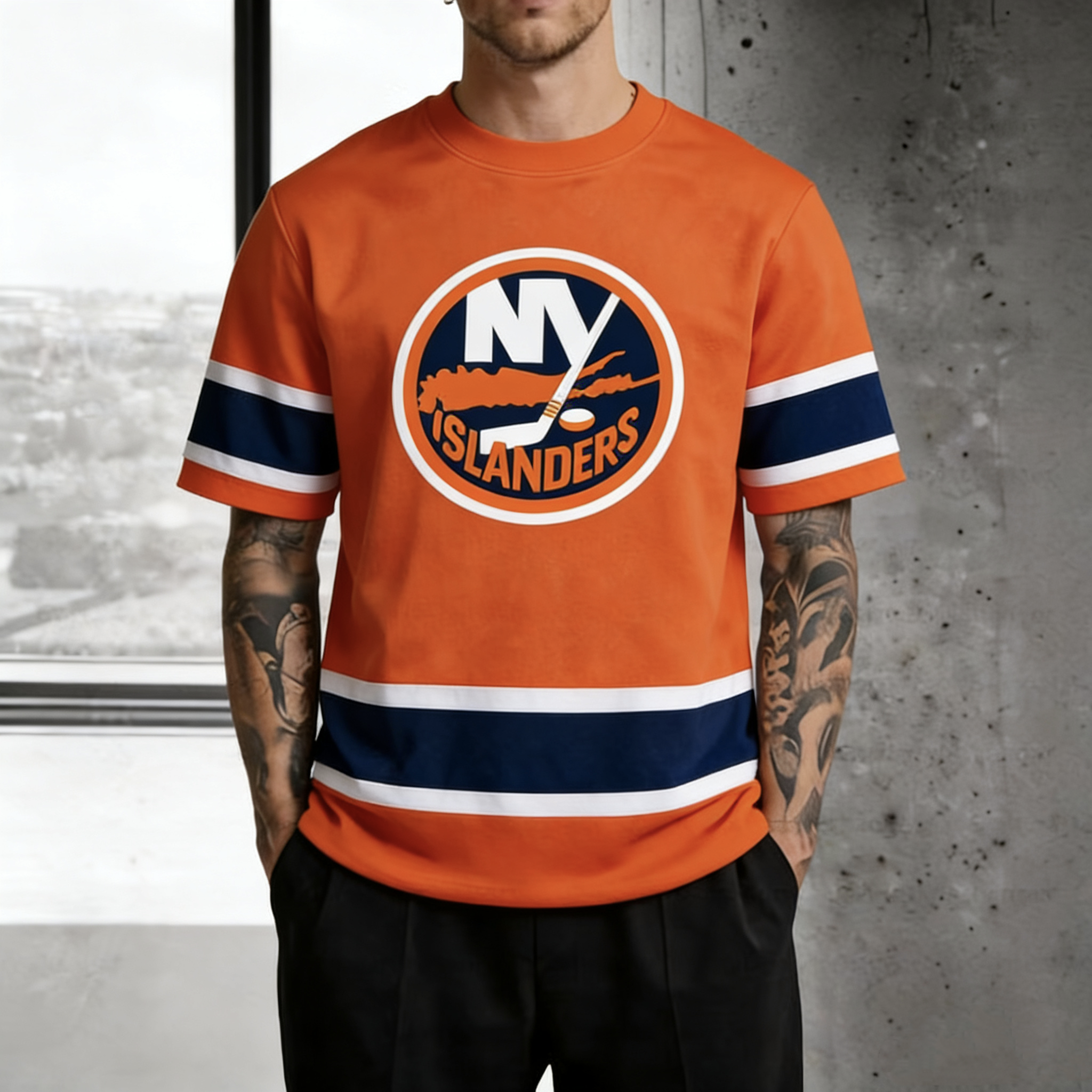 Unisex  "New York Islanders "  Inspired Trendy T-shirt