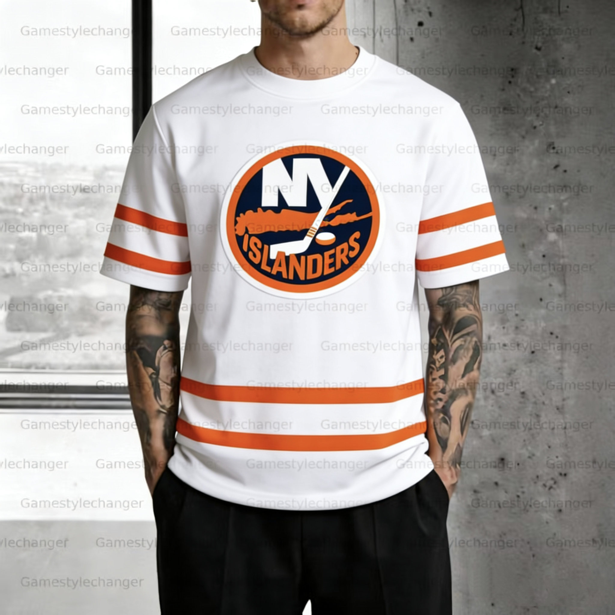 Unisex  "New York Islanders "  Inspired Trendy T-shirt