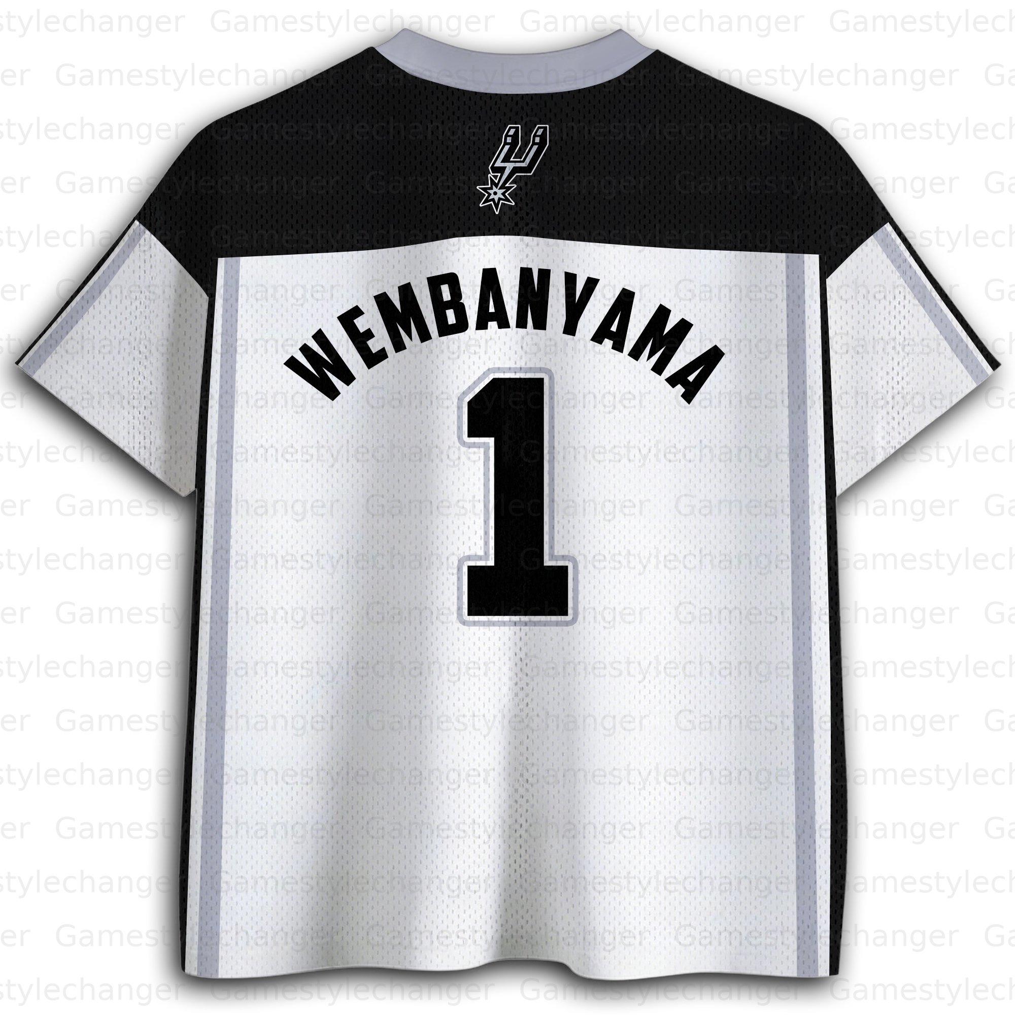 Unisex "San Antonio Spurs“ Fishnet Eyelet T-shirt