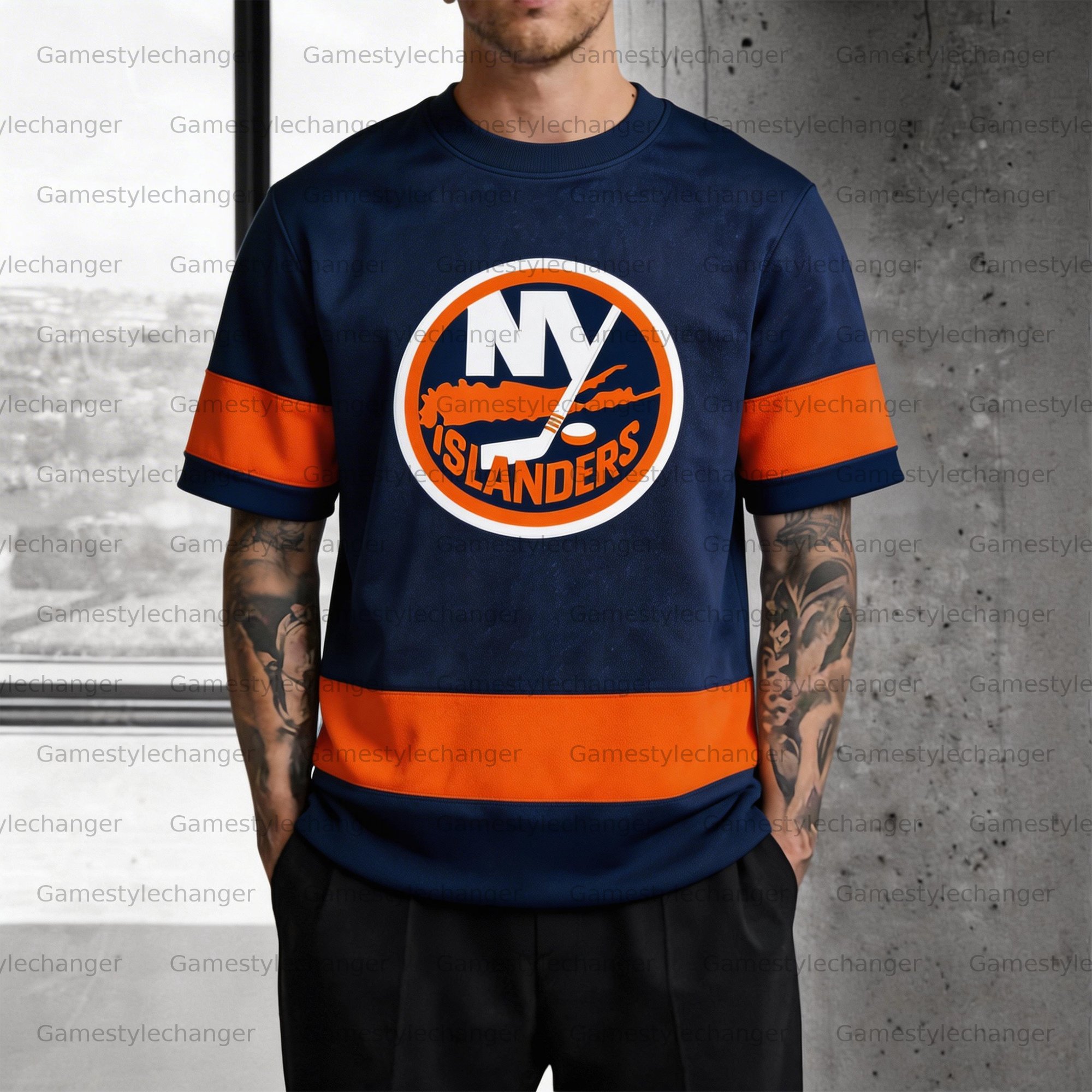 Unisex  "New York Islanders "  Inspired Trendy T-shirt