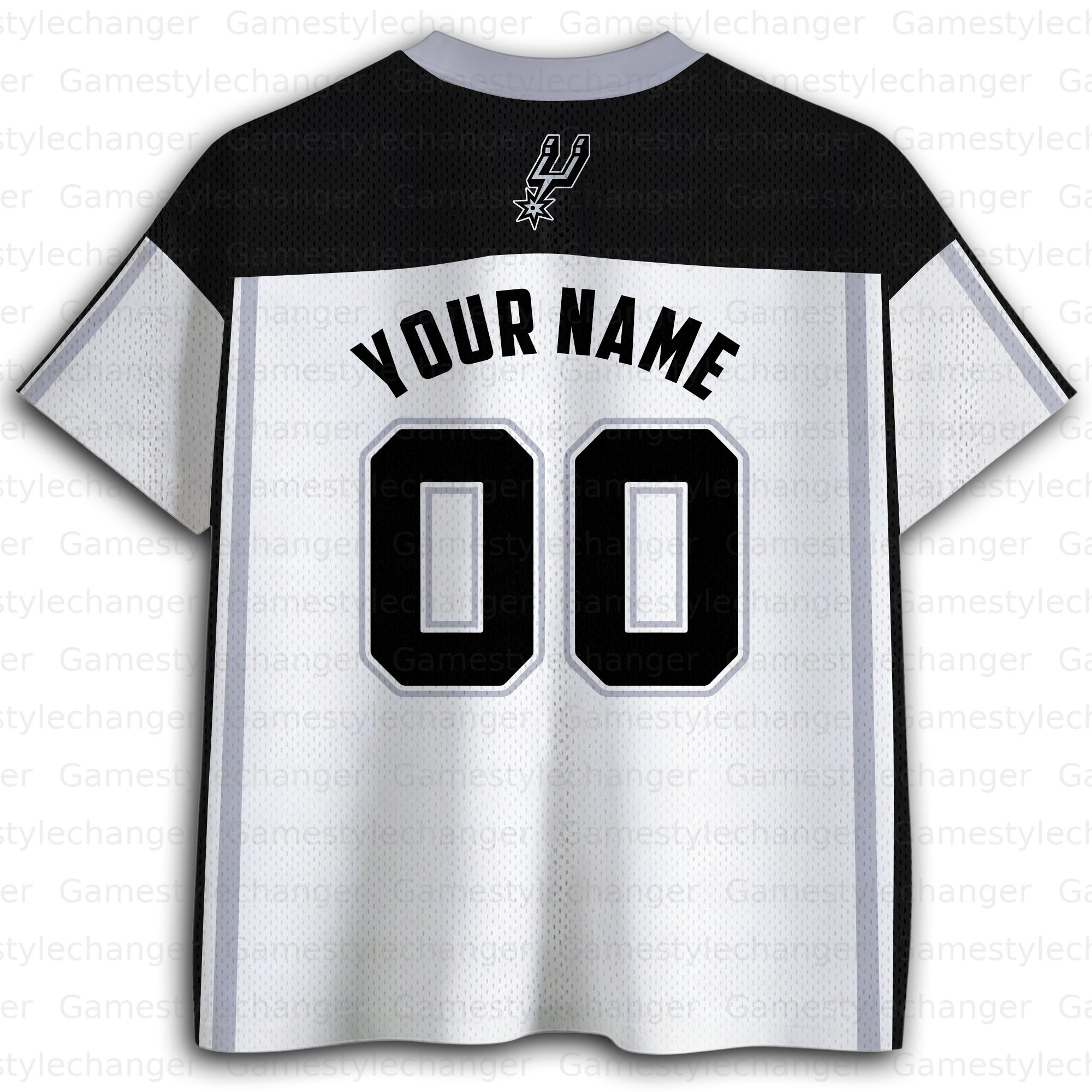 Unisex "San Antonio Spurs“ Fishnet Eyelet T-shirt