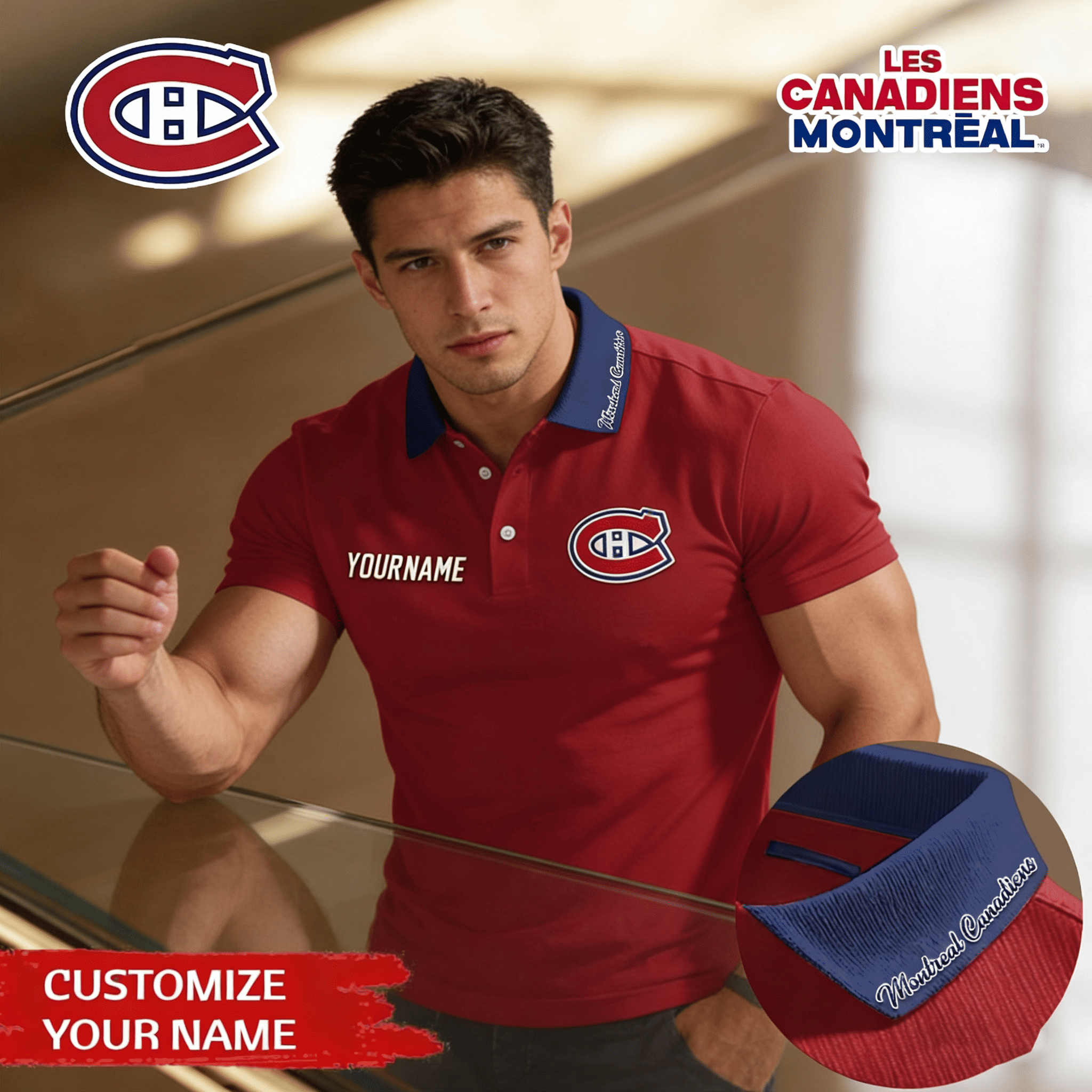 Montreal Canadiens | Premium NHL Polo Shirt 