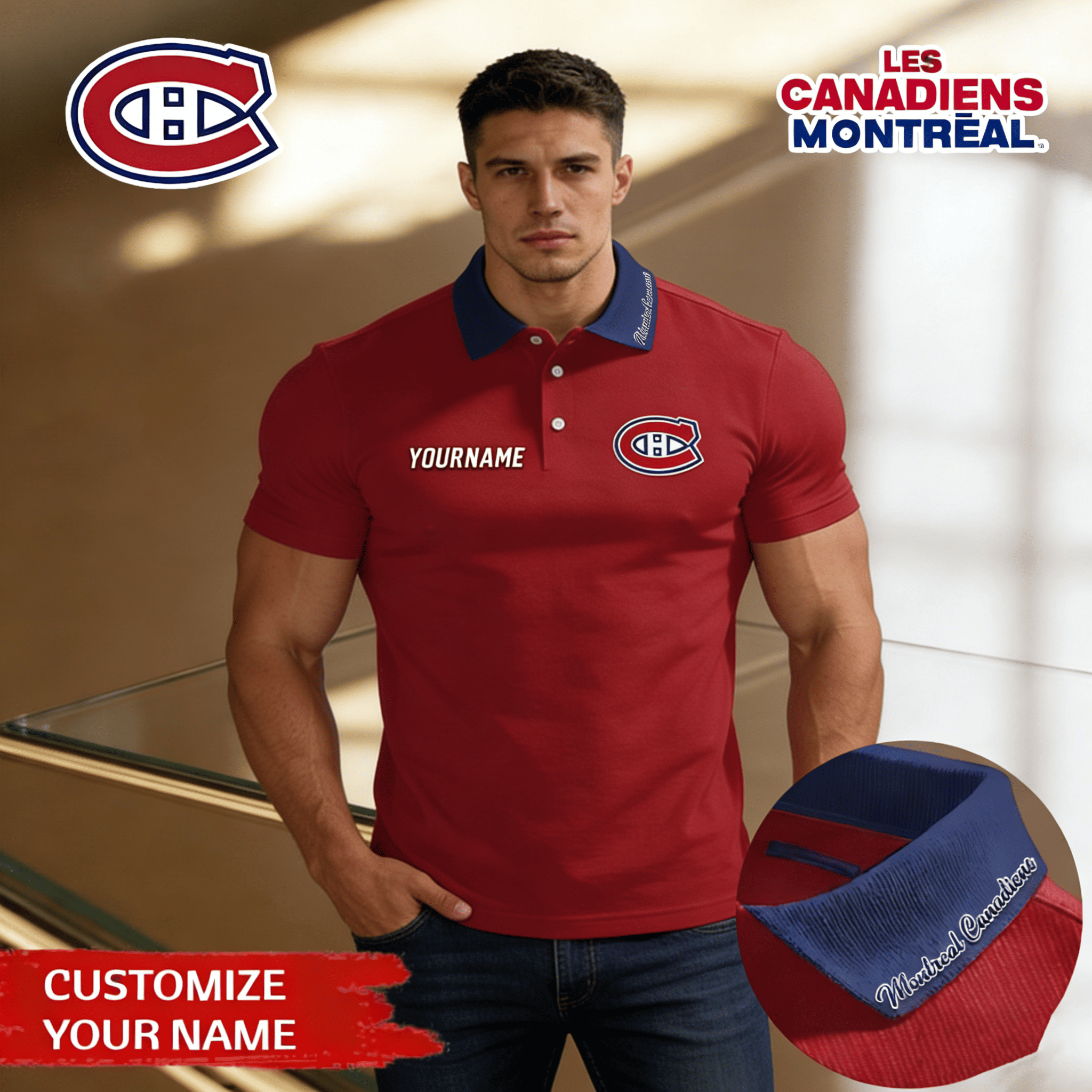 Montreal Canadiens | Premium NHL Polo Shirt 