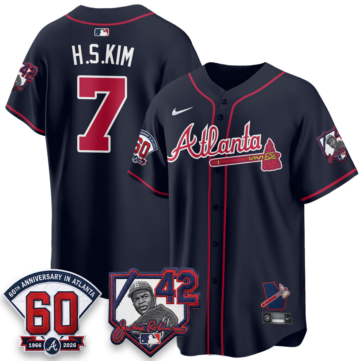 ATL 2026 Jackie Robinson Day Vapor Limited City Connect Jersey - All Stitched