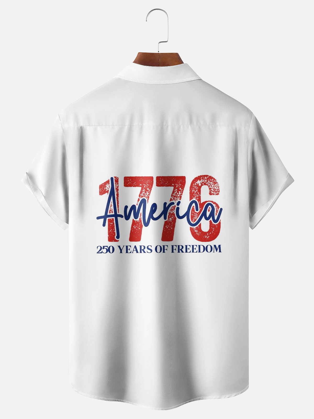 Moisture-wicking 250th Anniversary Independent Day American Flag USA Freedom Patriotic Shirt