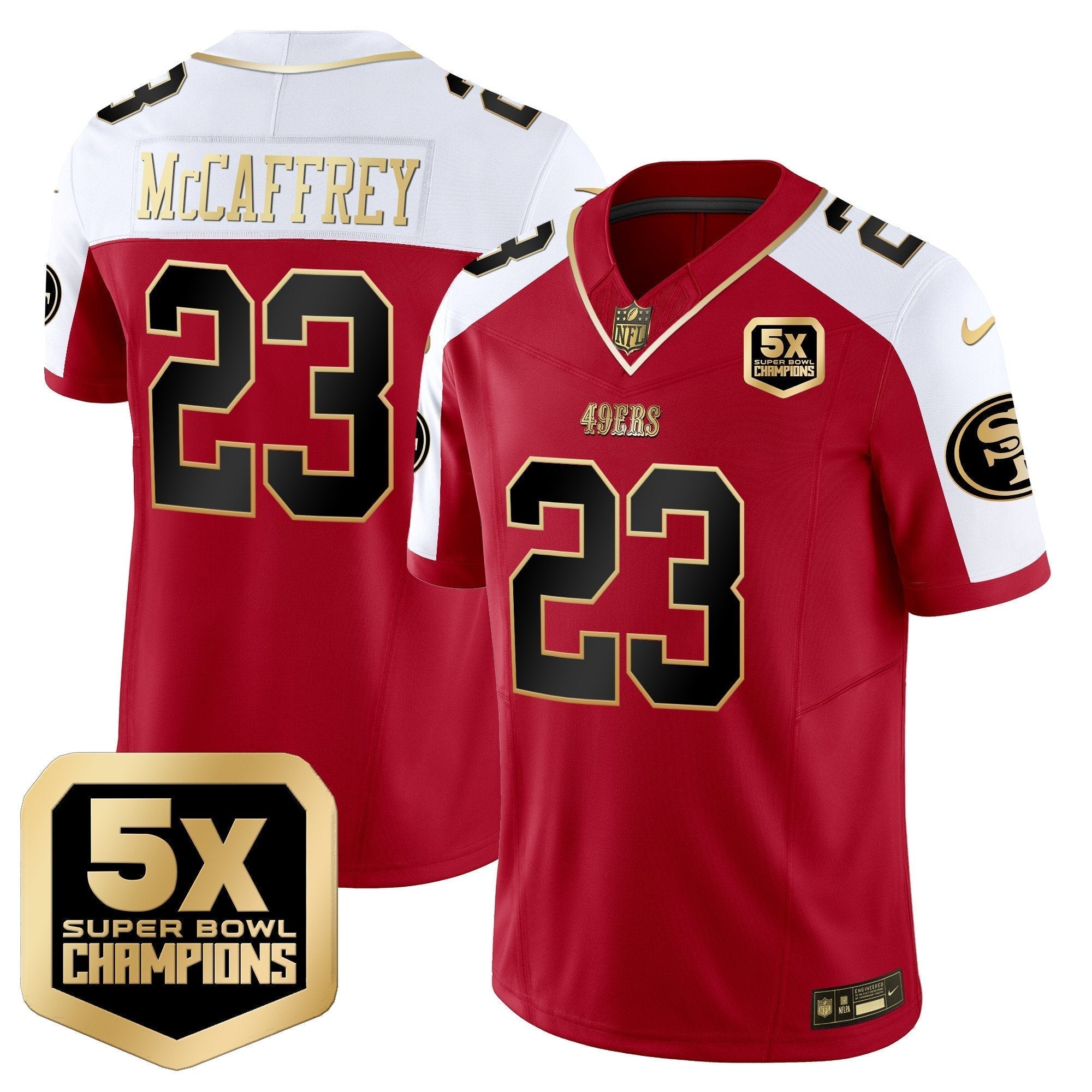 49ers 5x Super Bowl Champions Vapor Limited Jersey - All Stitched