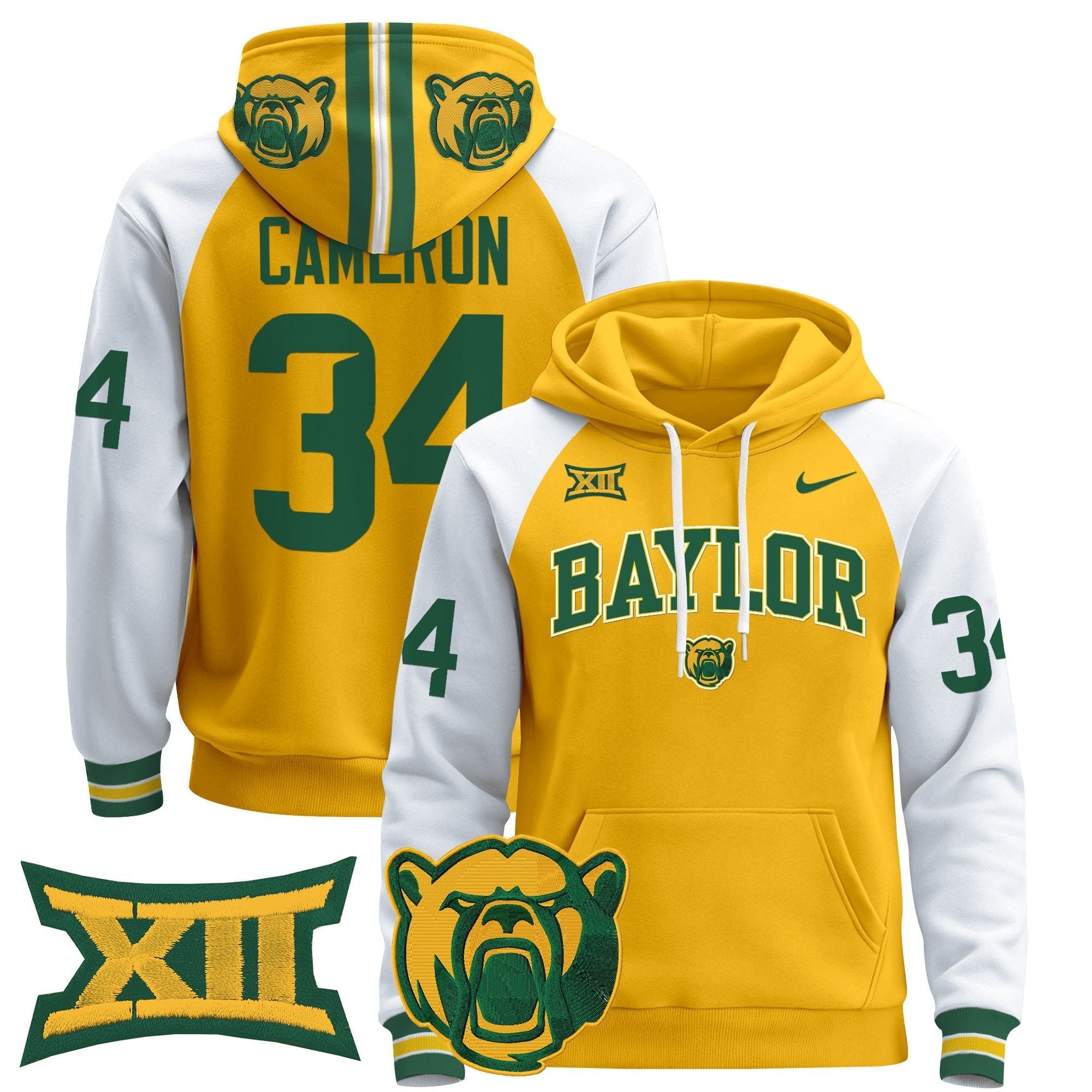 Baylor Bears 2024 Pullover Hoodie V2