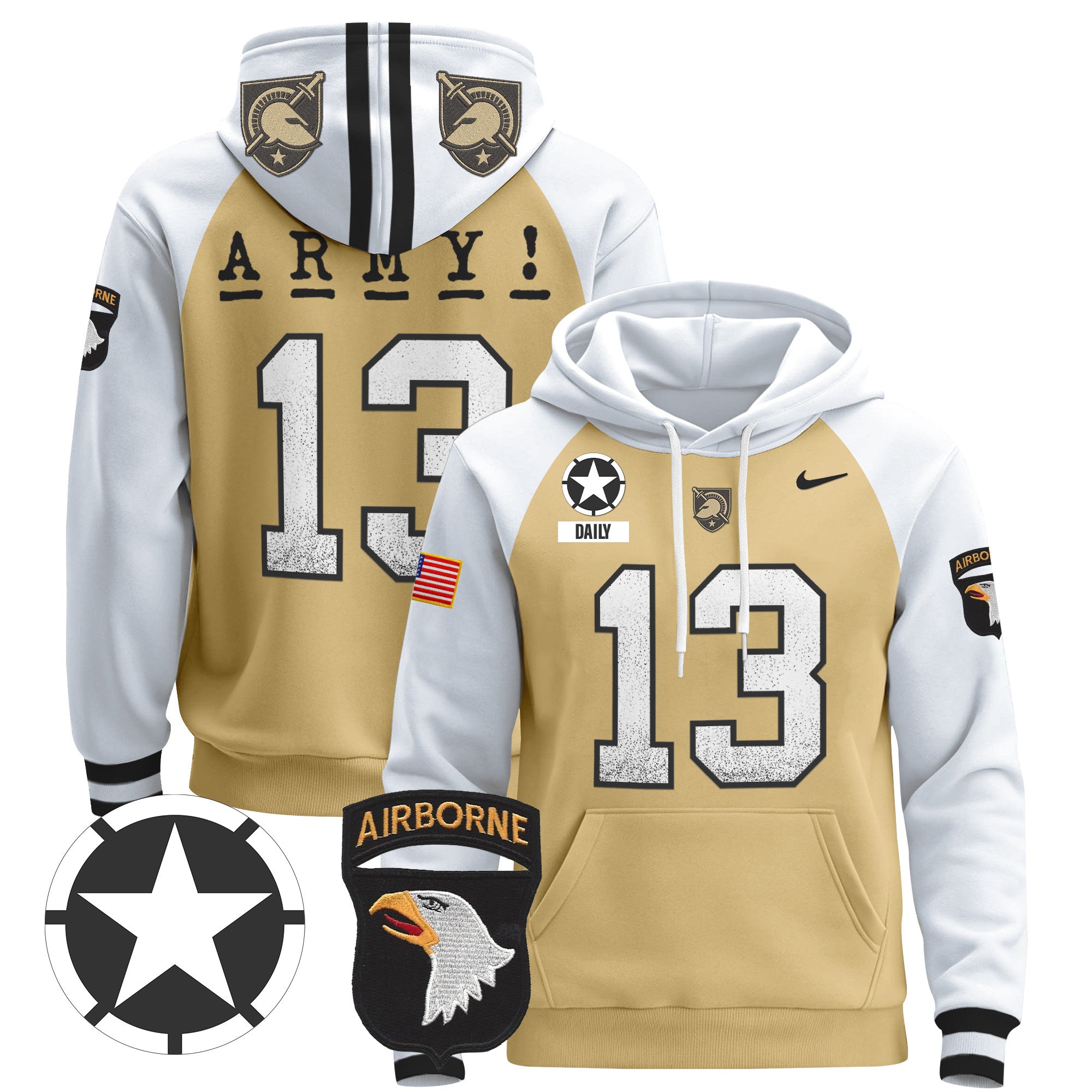 Army Black Knights 2024 Pullover Hoodie V2