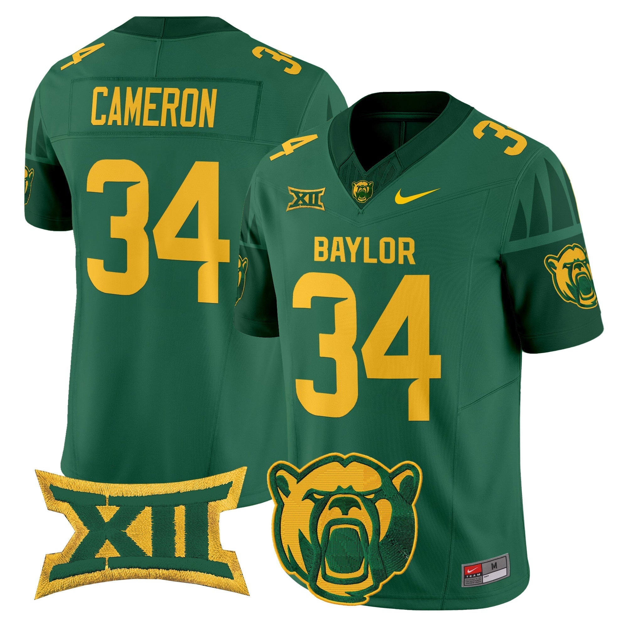 Baylor Bears 2025 Vapor Limited Jersey V2 - All Stitched