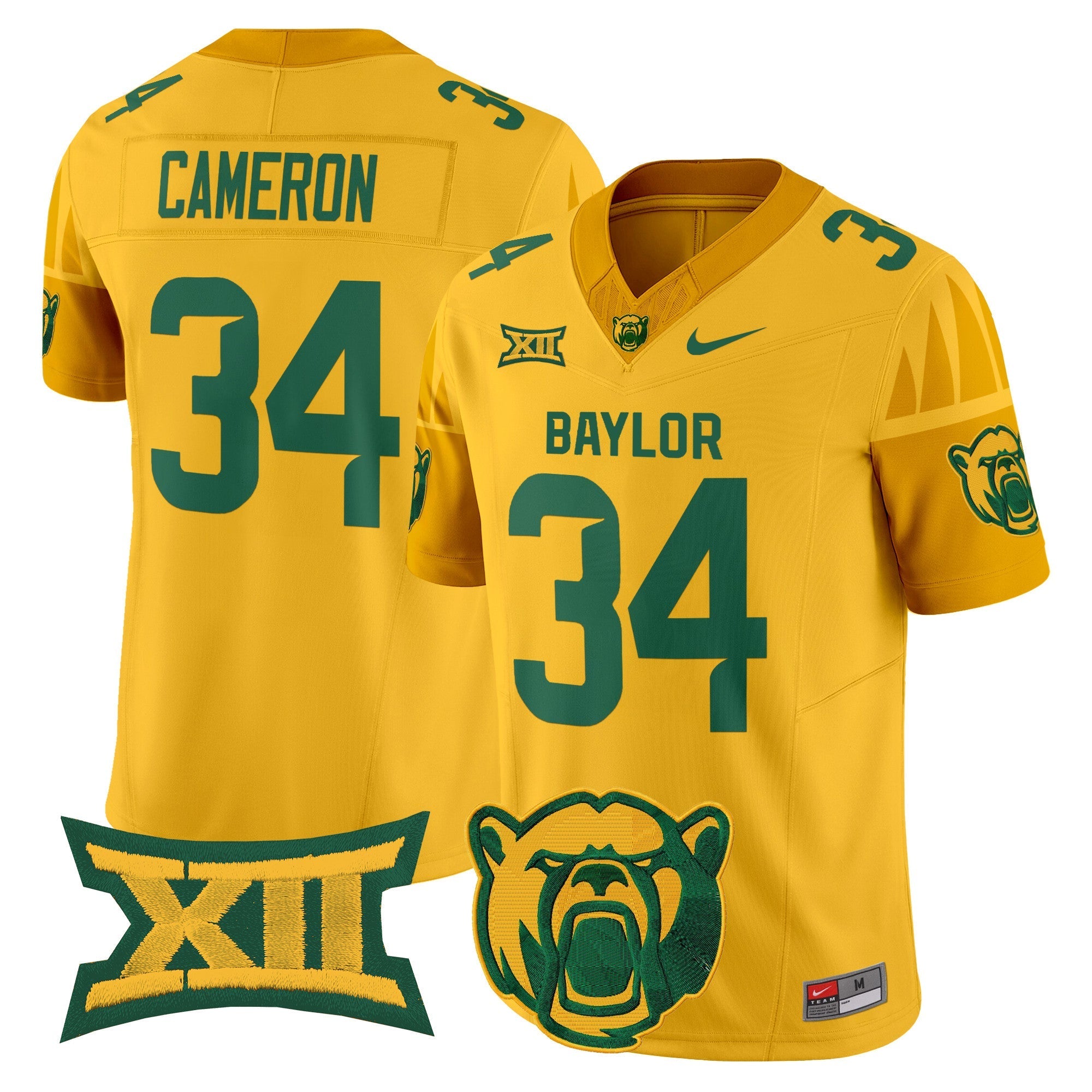 Baylor Bears 2025 Vapor Limited Jersey V2 - All Stitched