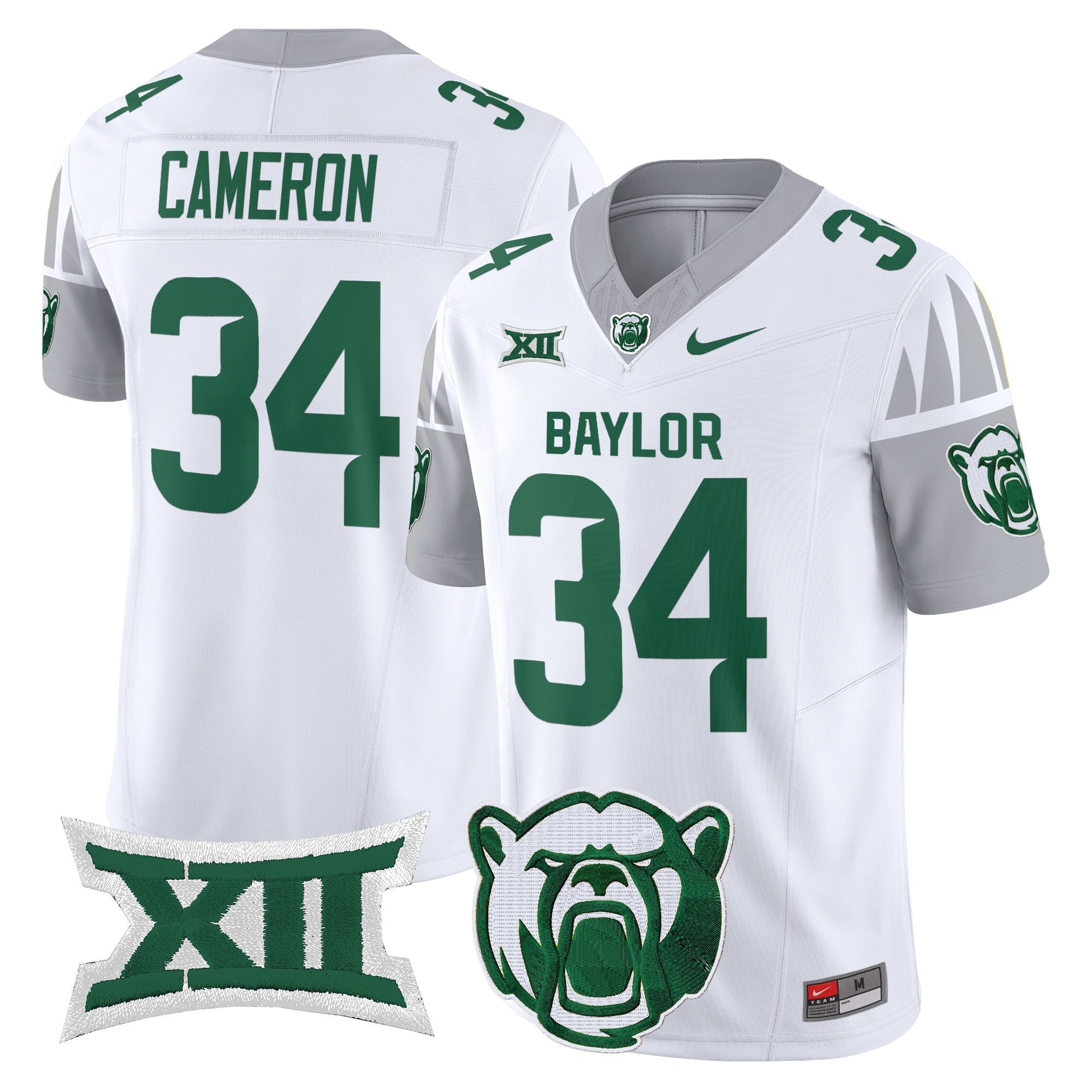 Baylor Bears 2025 Vapor Limited Jersey V2 - All Stitched