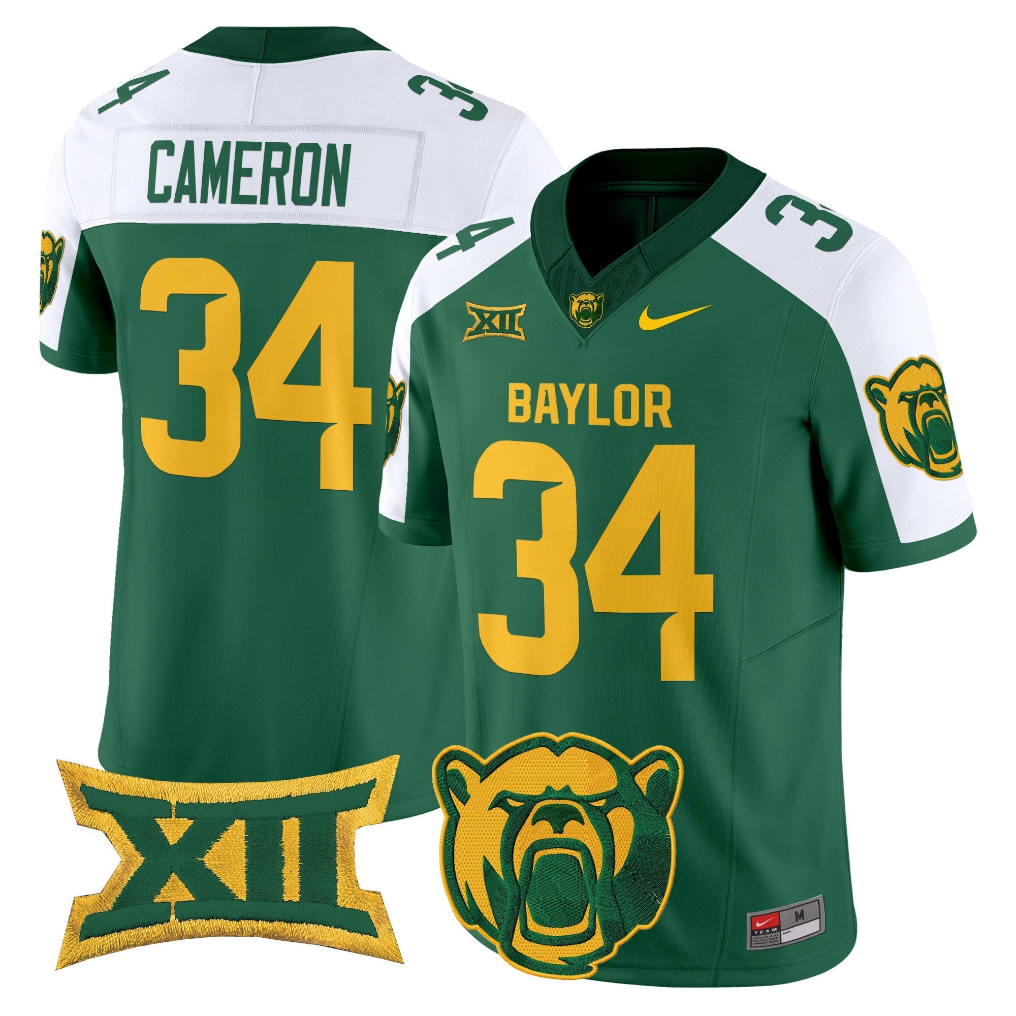 Baylor Bears 2025 Vapor Limited Jersey V2 - All Stitched