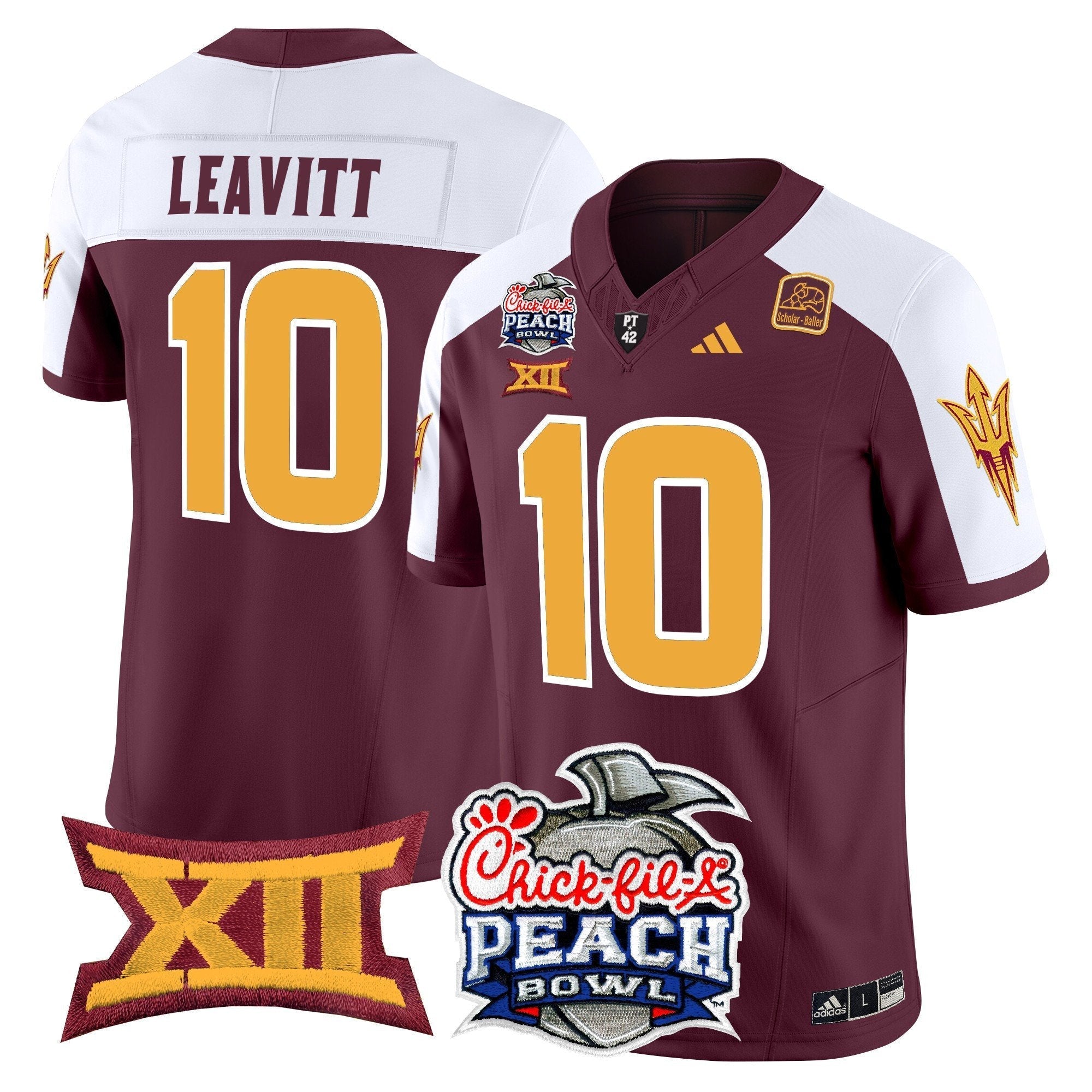 ASU 2025 Peach Bowl Vapor Limited Jersey - All Stitched