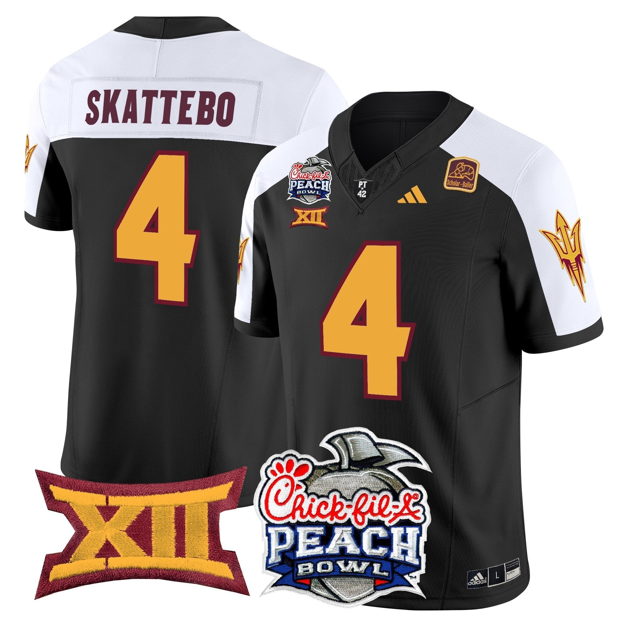 ASU 2025 Peach Bowl Vapor Limited Jersey - All Stitched
