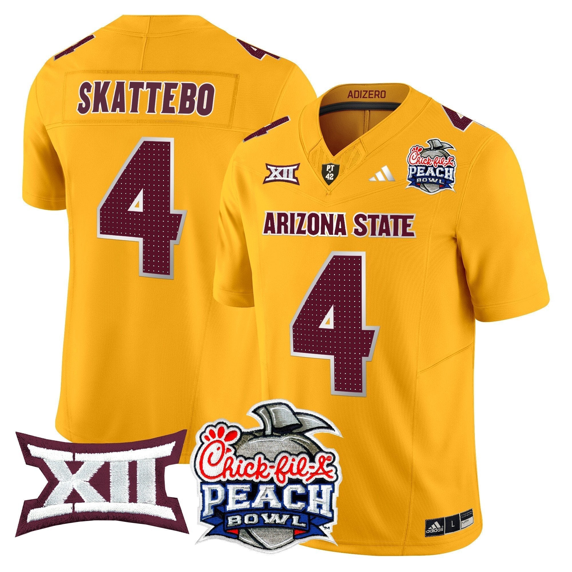 ASU 2025 Peach Bowl Vapor Limited Jersey - All Stitched