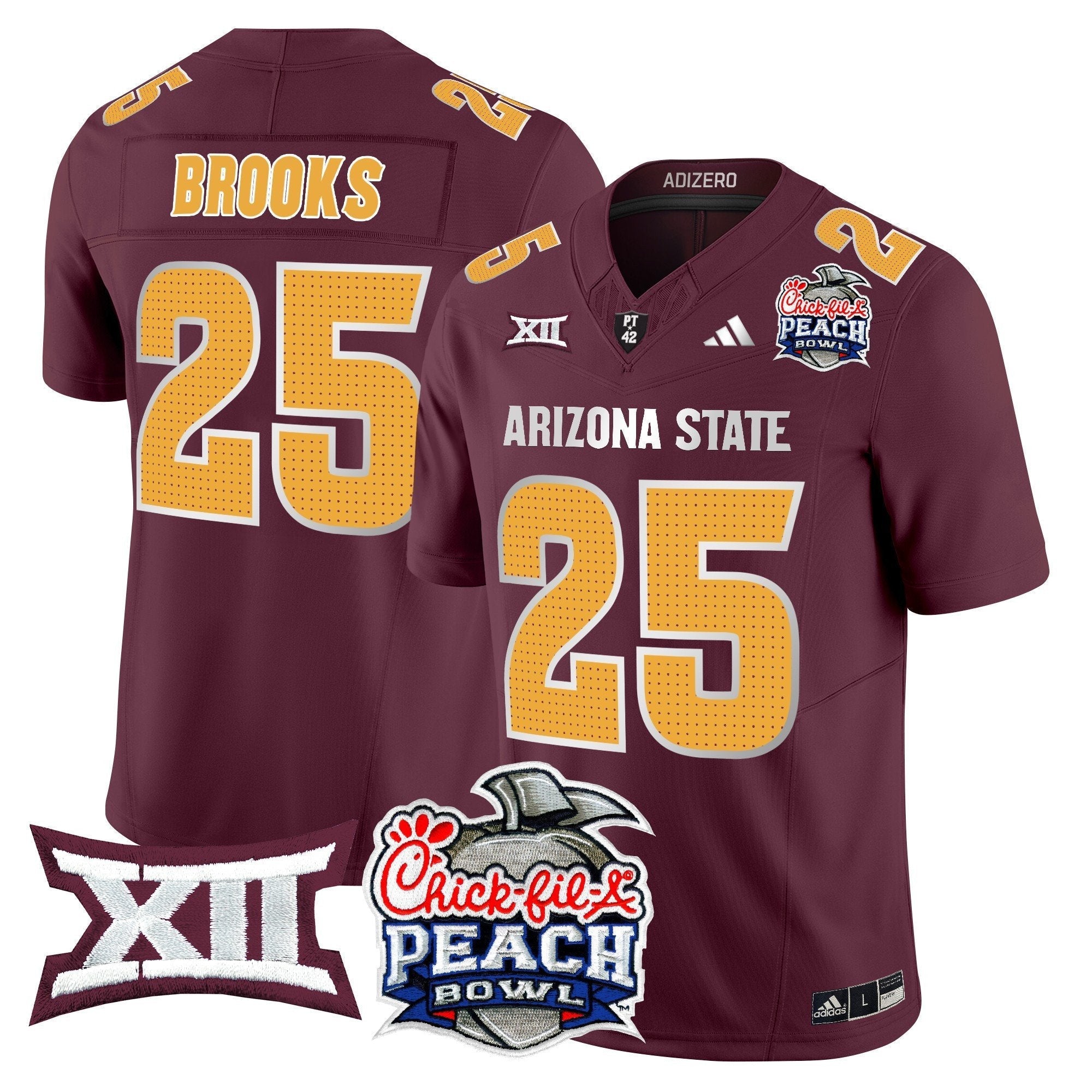 ASU 2025 Peach Bowl Vapor Limited Jersey - All Stitched