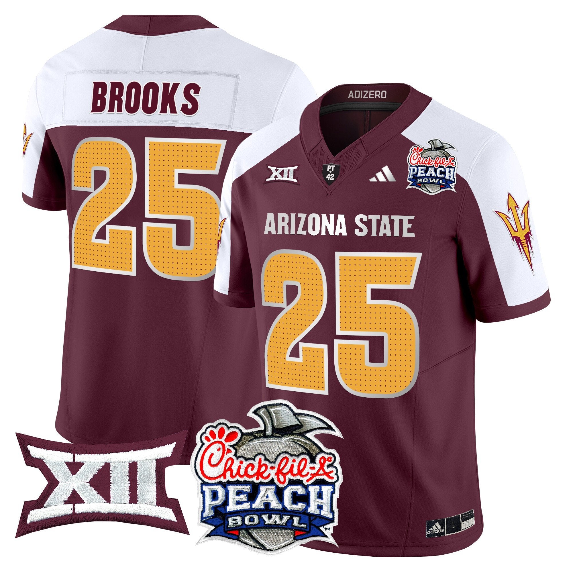 ASU 2025 Peach Bowl Vapor Limited Jersey - All Stitched