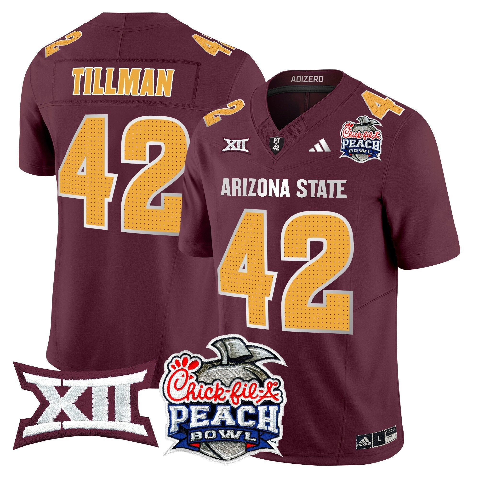 ASU 2025 Peach Bowl Vapor Limited Jersey - All Stitched