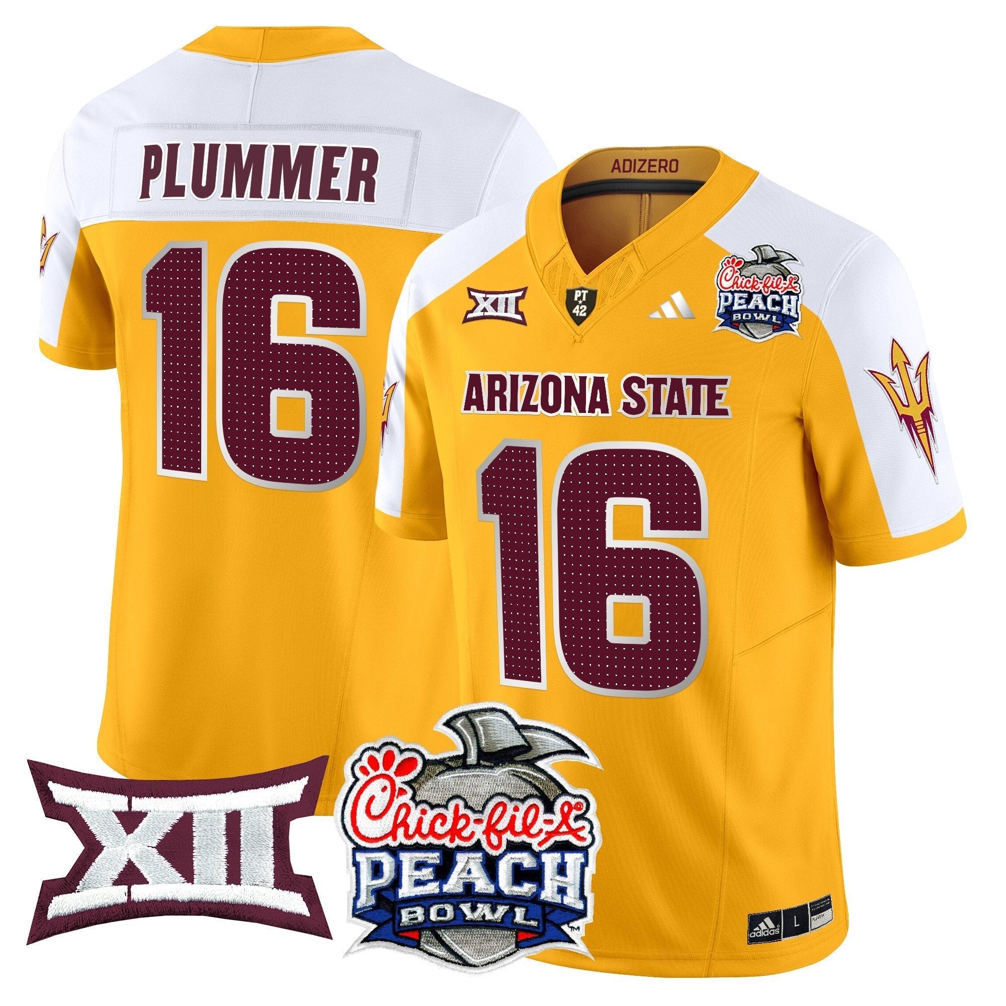 ASU 2025 Peach Bowl Vapor Limited Jersey - All Stitched