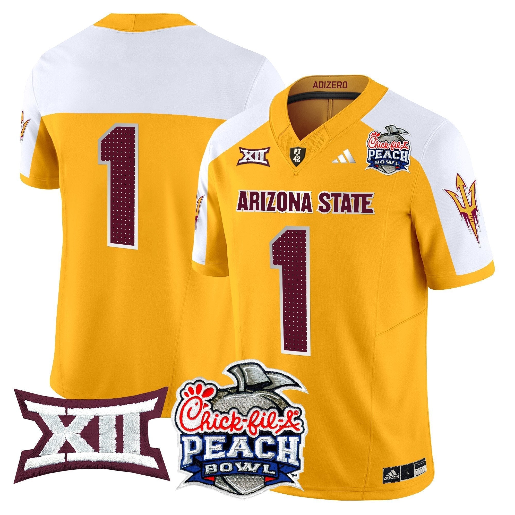ASU 2025 Peach Bowl Vapor Limited Jersey - All Stitched
