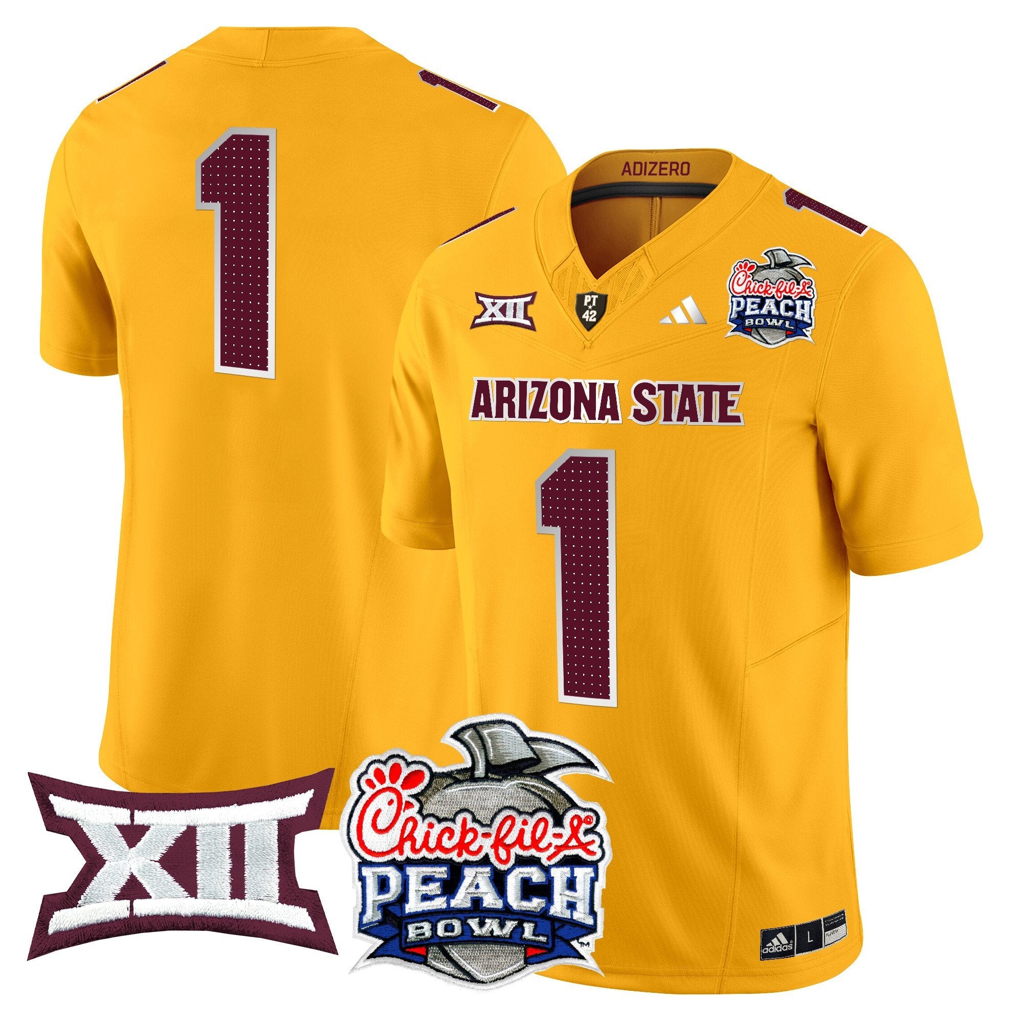 ASU 2025 Peach Bowl Vapor Limited Jersey - All Stitched
