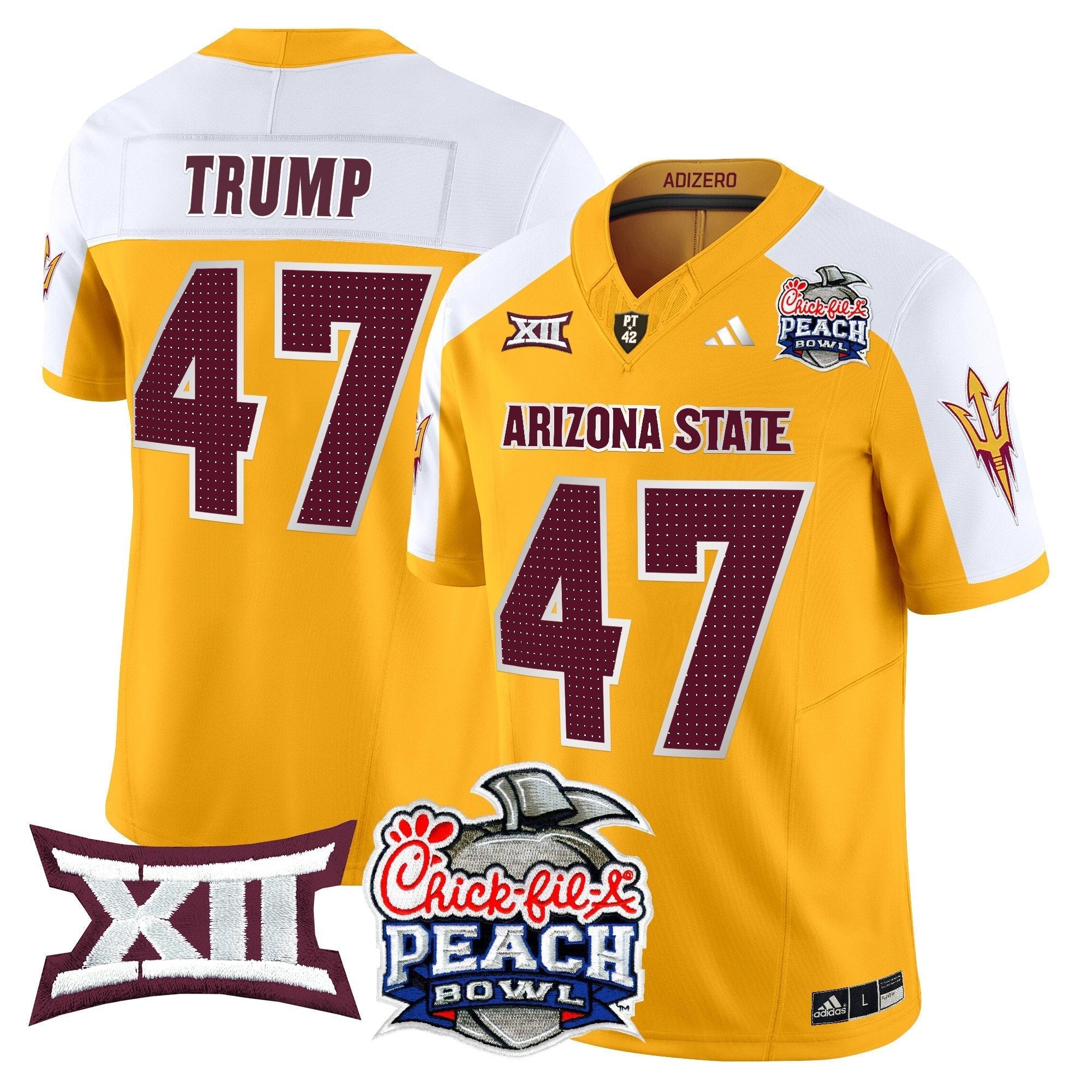 ASU 2025 Peach Bowl Vapor Limited Jersey - All Stitched