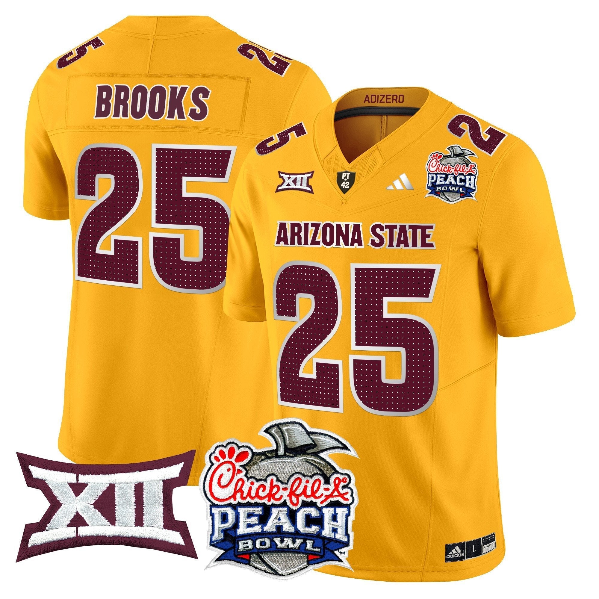 ASU 2025 Peach Bowl Vapor Limited Jersey - All Stitched