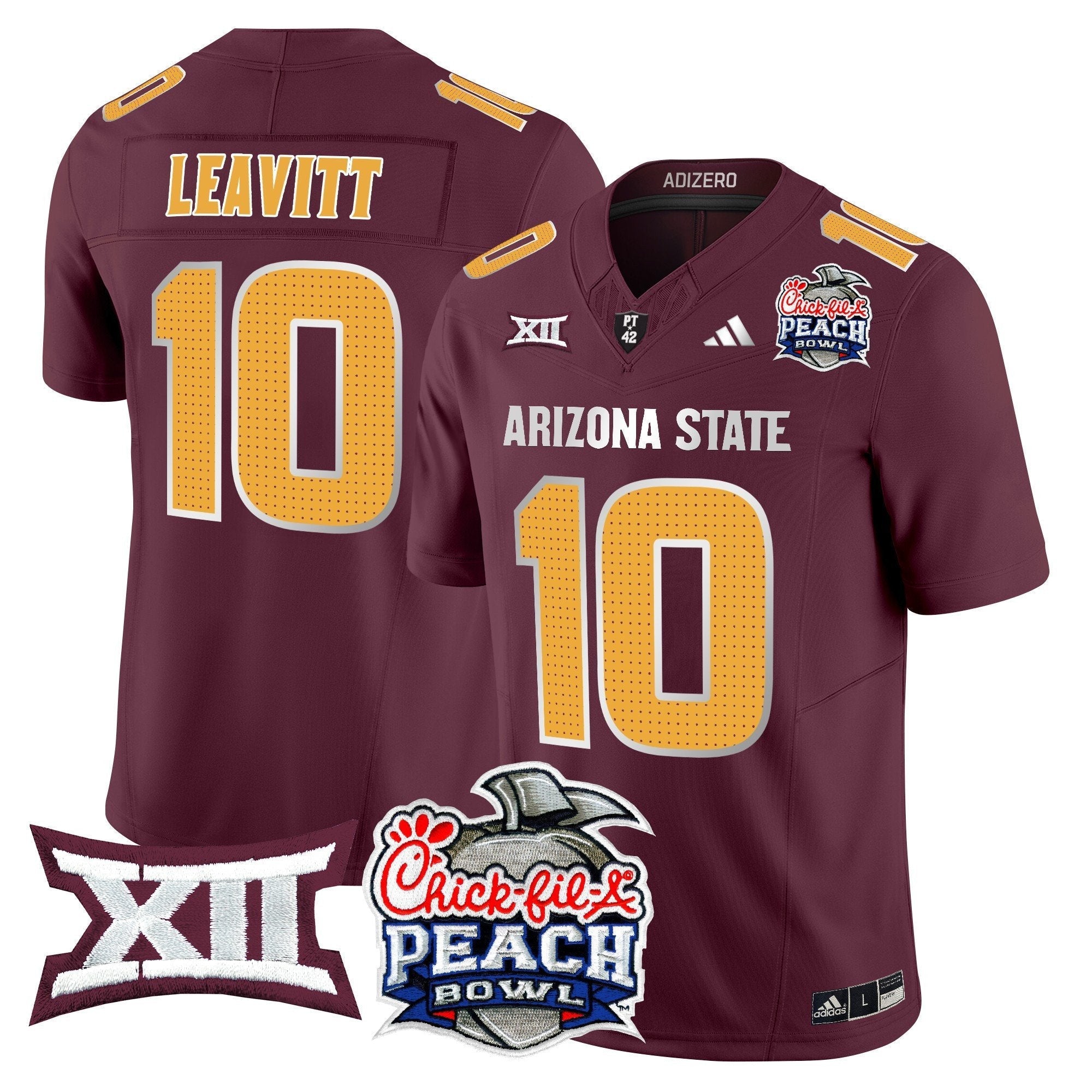 ASU 2025 Peach Bowl Vapor Limited Jersey - All Stitched